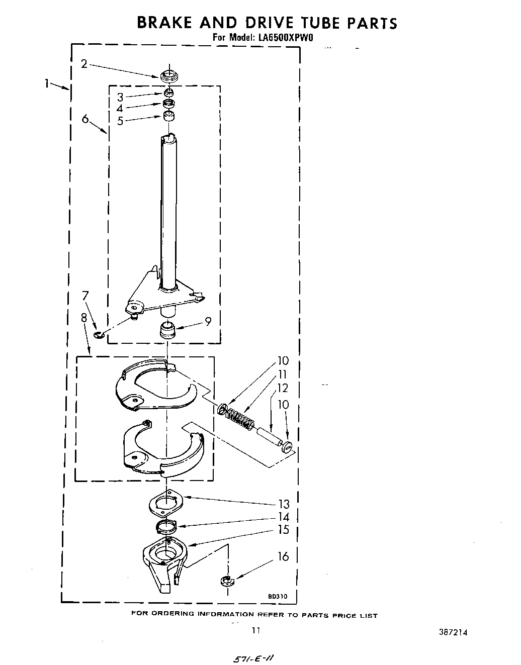 09 - BRAKE AND DRIVE TUBE