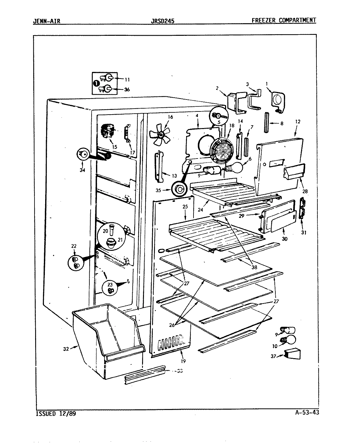 01 - FREEZER COMPARTMENT