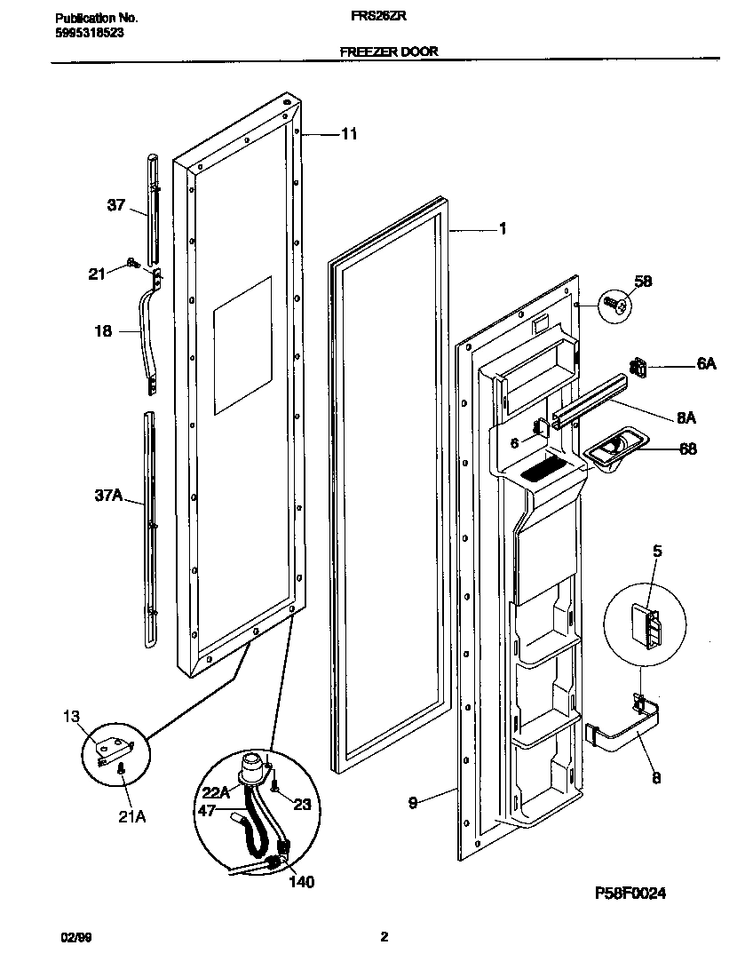 02 - FREEZER DOOR