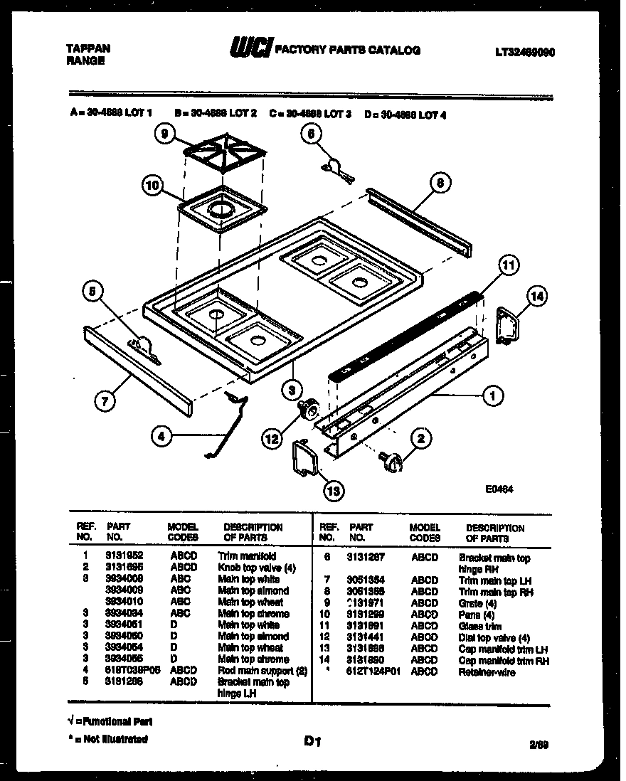 03 - COOKTOP PARTS