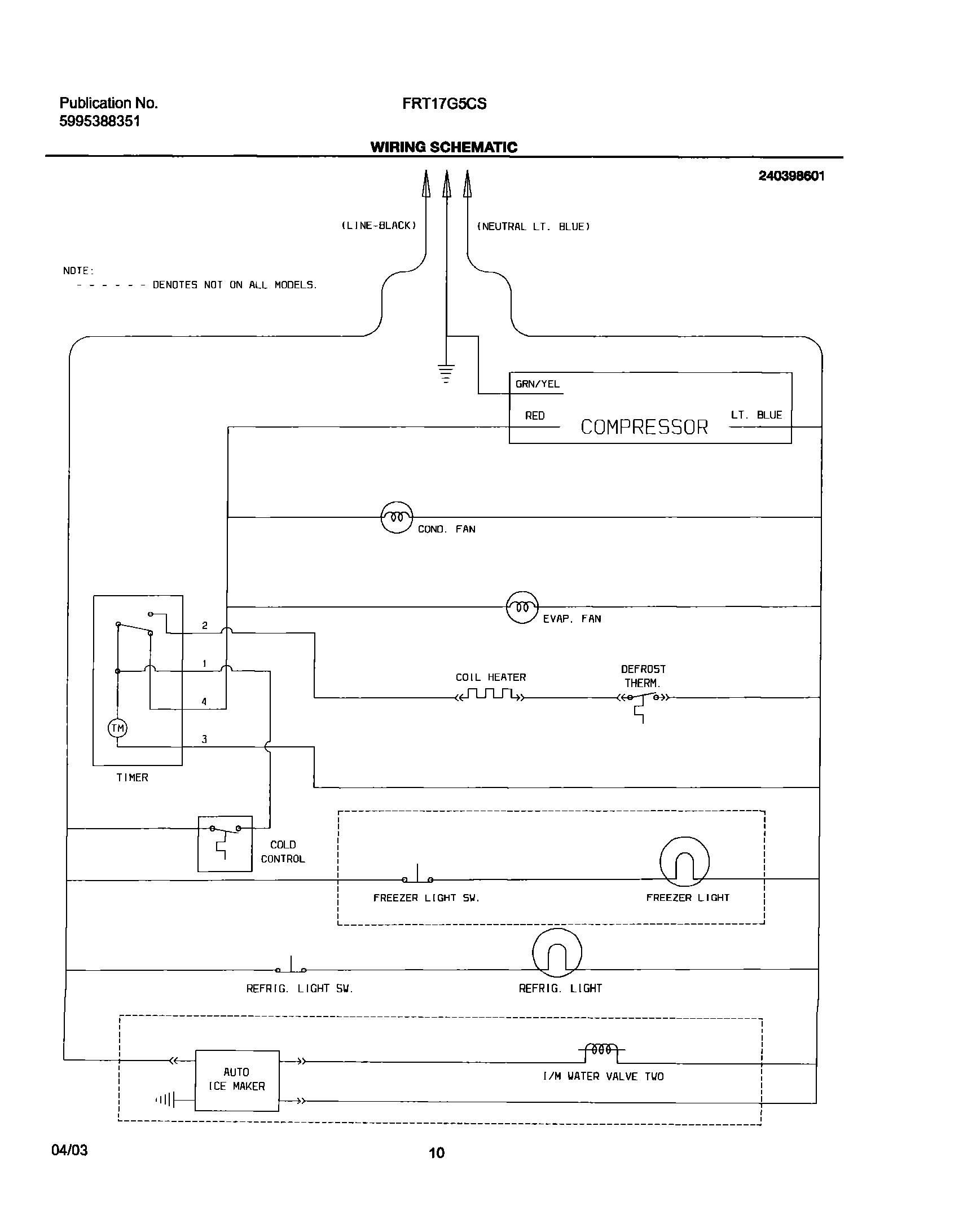 10 - WIRING SCHEMATIC