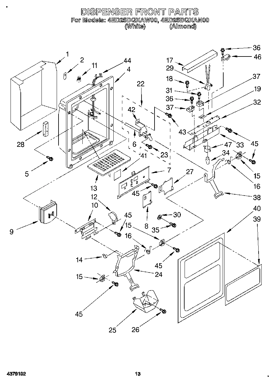 08 - DISPENSER FRONT