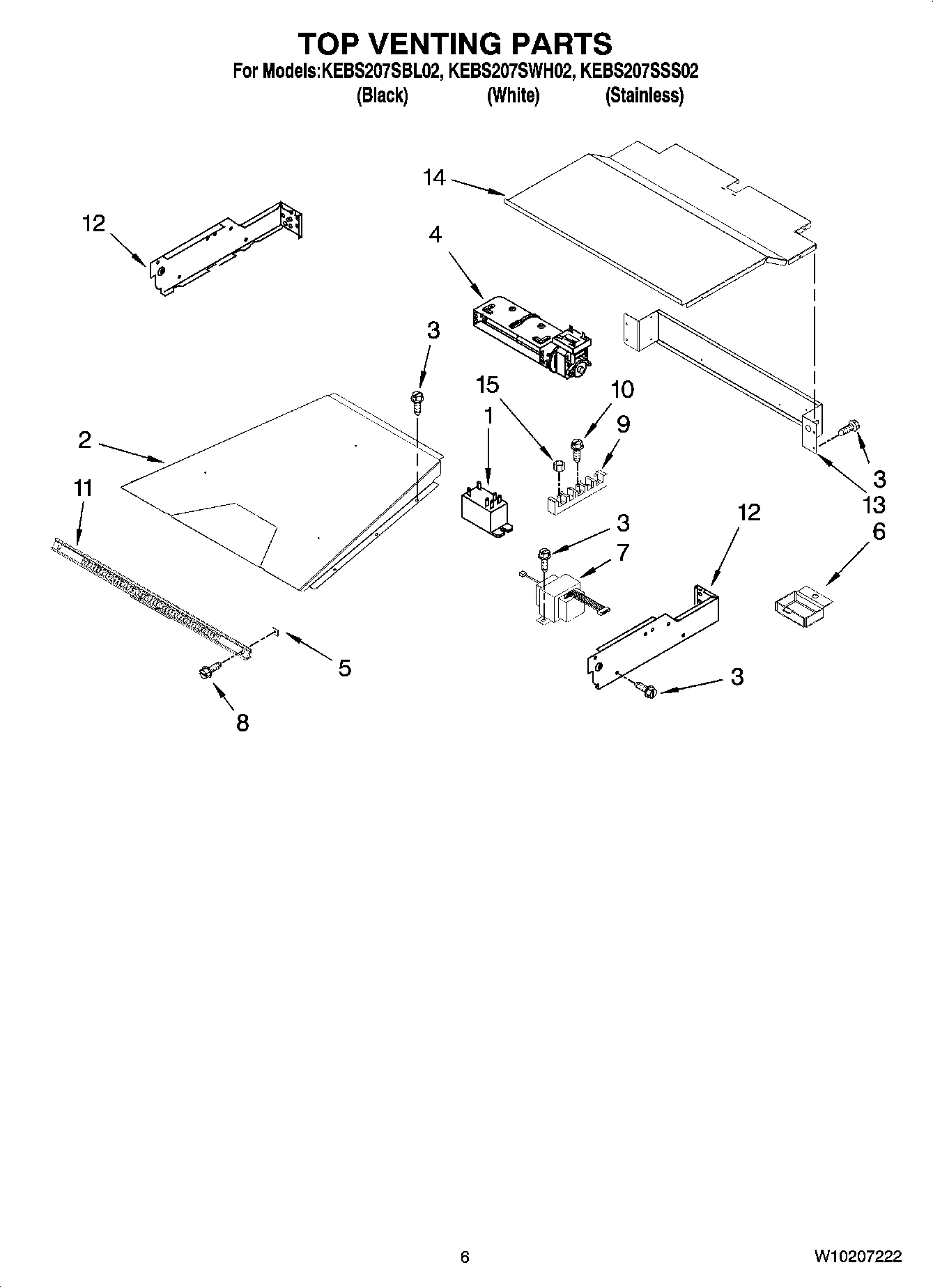 05 - TOP VENTING PARTS, OPTIONAL PARTS