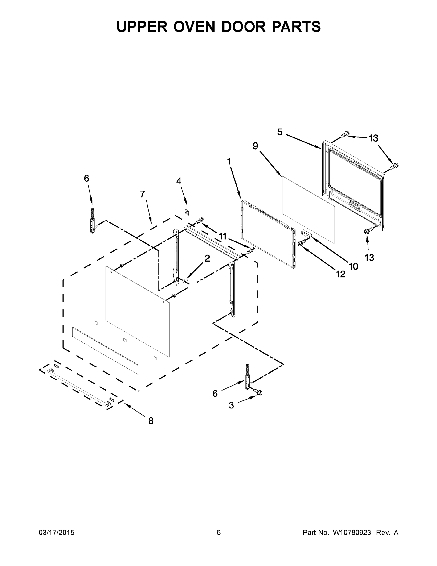 04 - UPPER OVEN DOOR PARTS