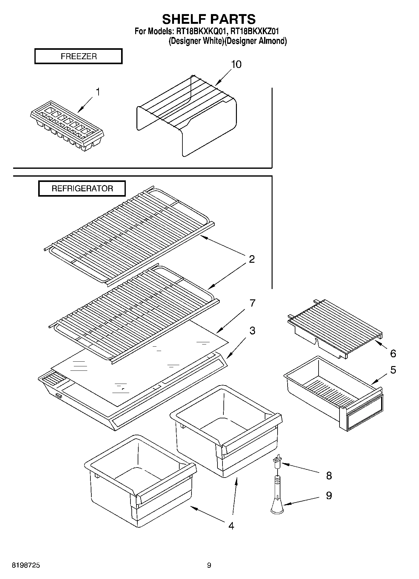 05 - SHELF PARTS, OPTIONAL PARTS