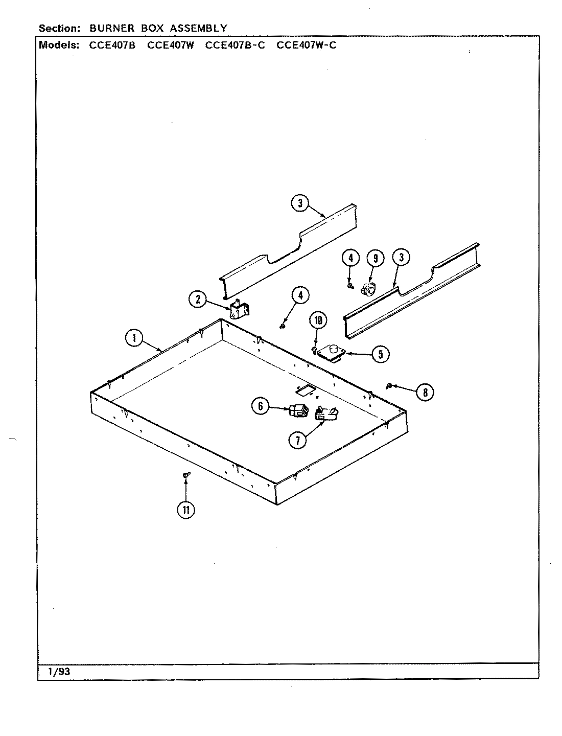 01 - BURNER BOX ASSEMBLY