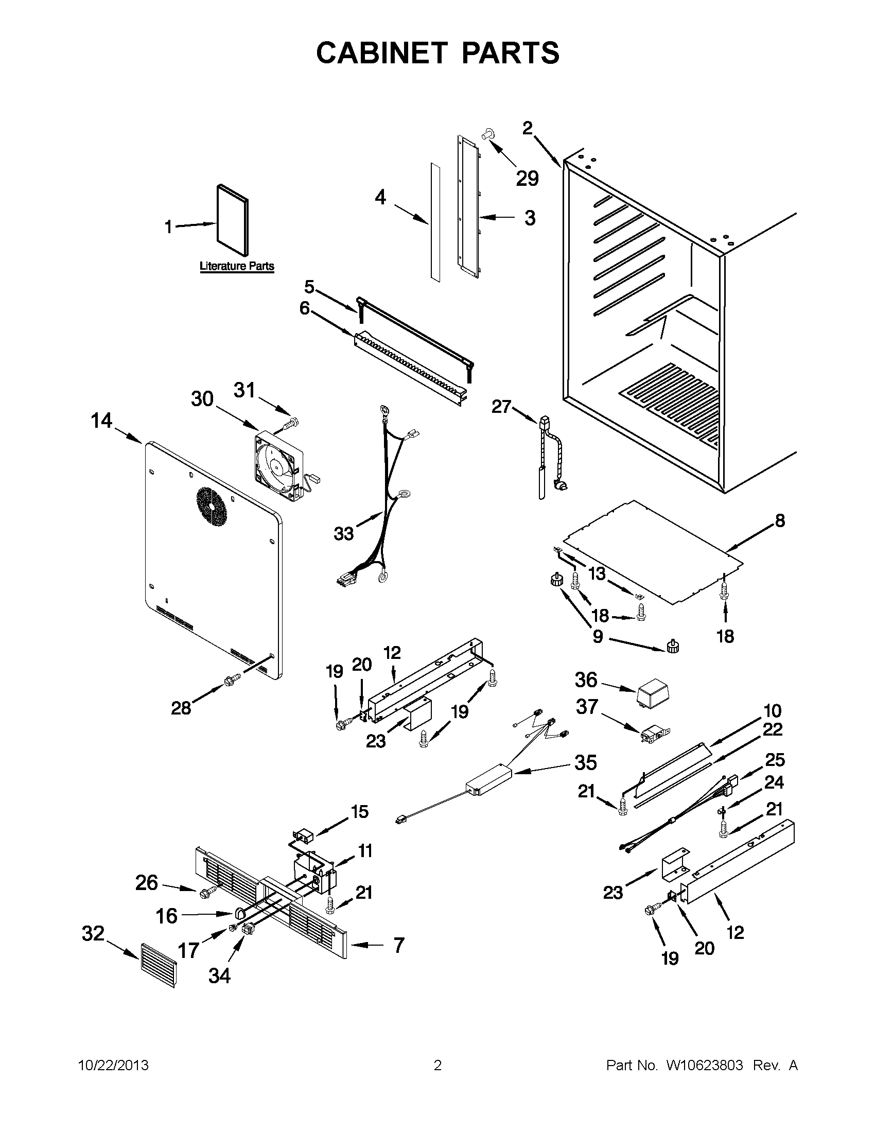02 - CABINET PARTS