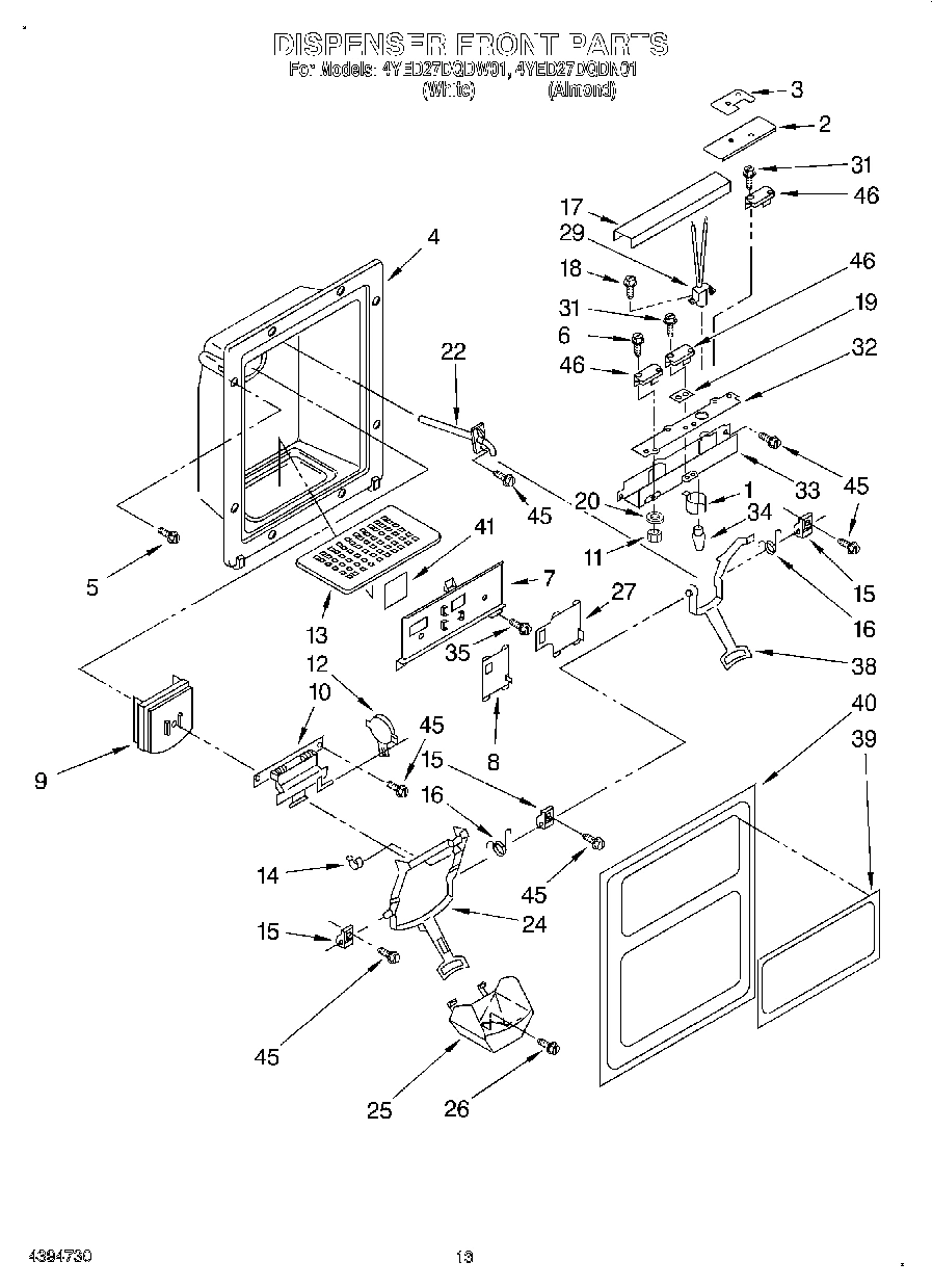 08 - DISPENSER FRONT