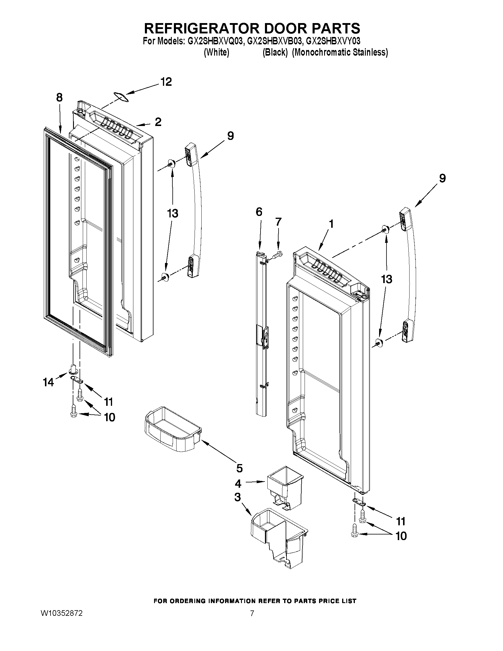 05 - REFRIGERATOR DOOR PARTS