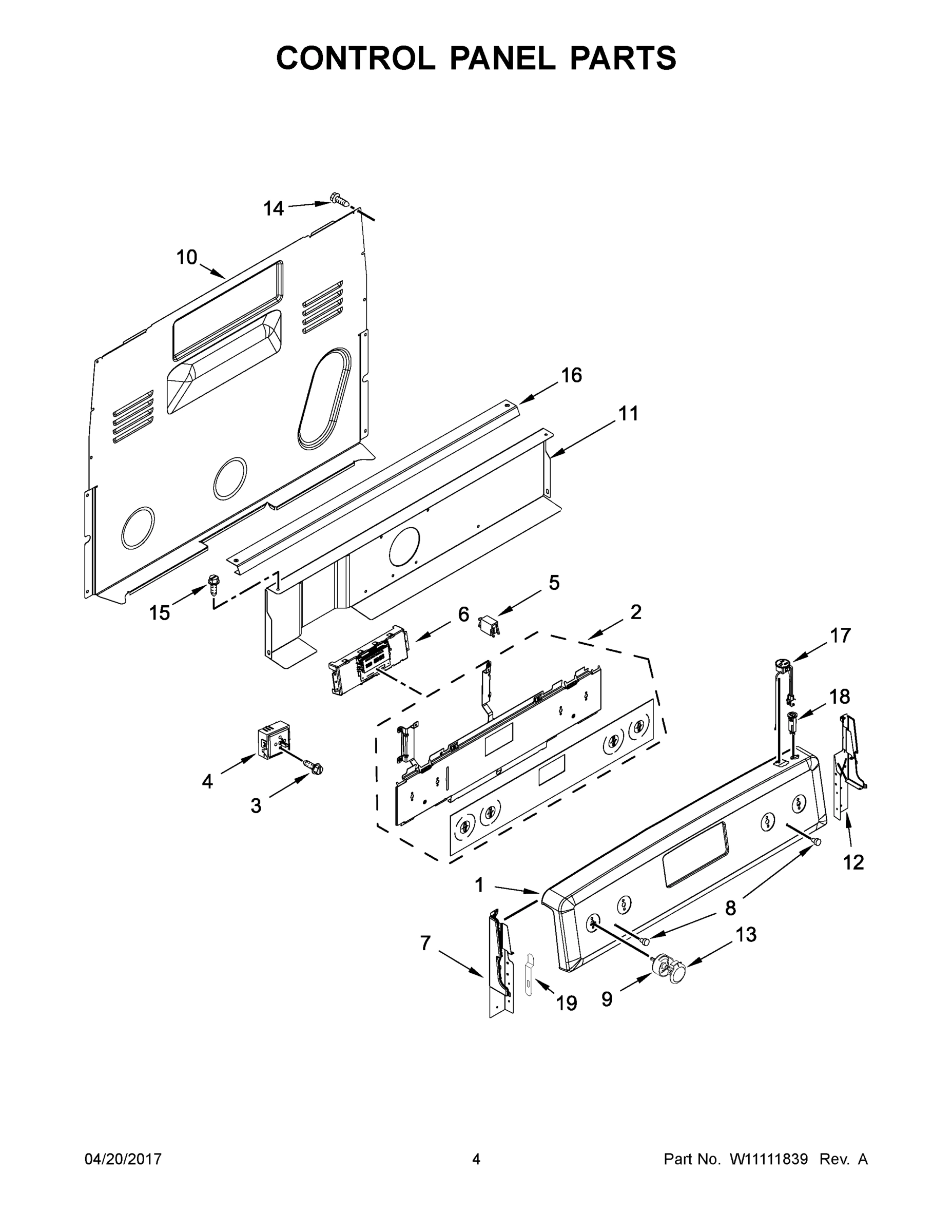 03 - CONTROL PANEL PARTS