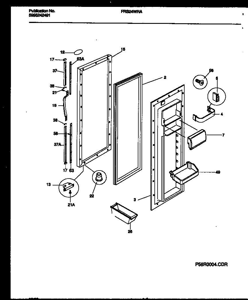 03 - REFRIGERATOR DOOR PARTS