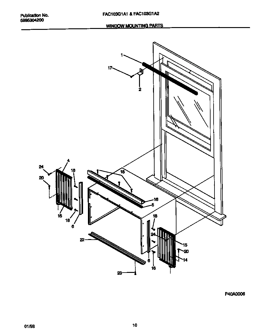 06 - WINDOW  MOUNTING  PARTS