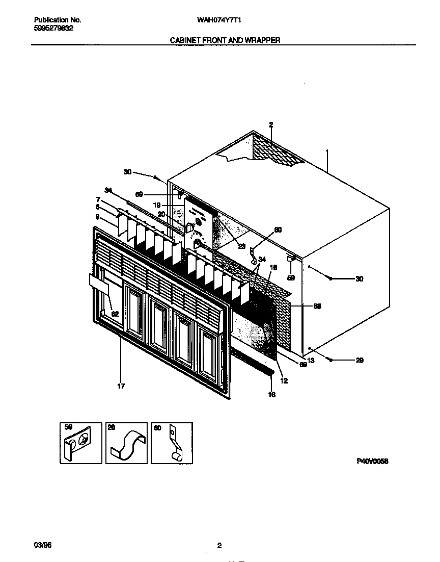 02 - CABINET FRONT AND WRAPPER