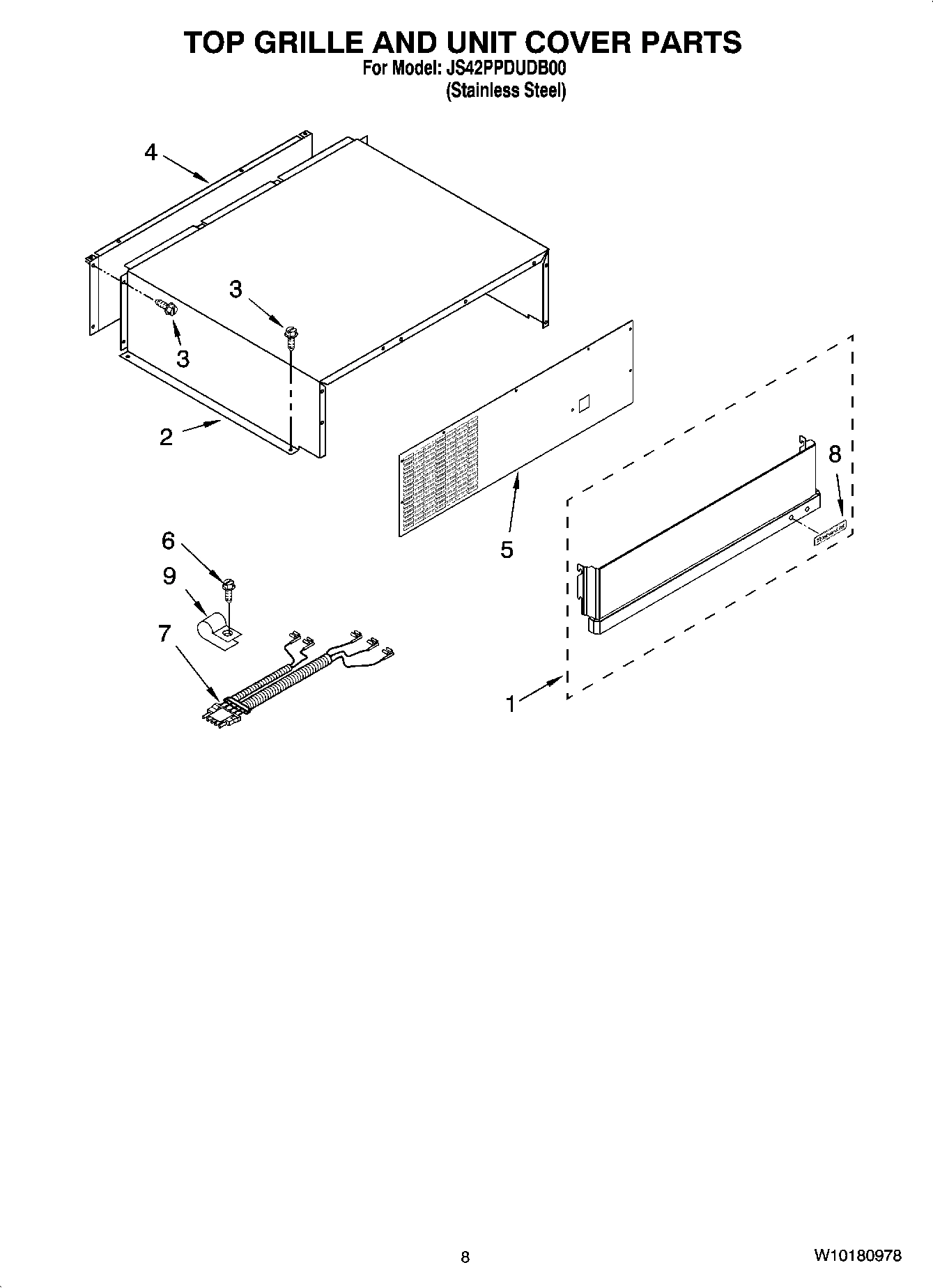 06 - TOP GRILLE AND UNIT COVER PARTS