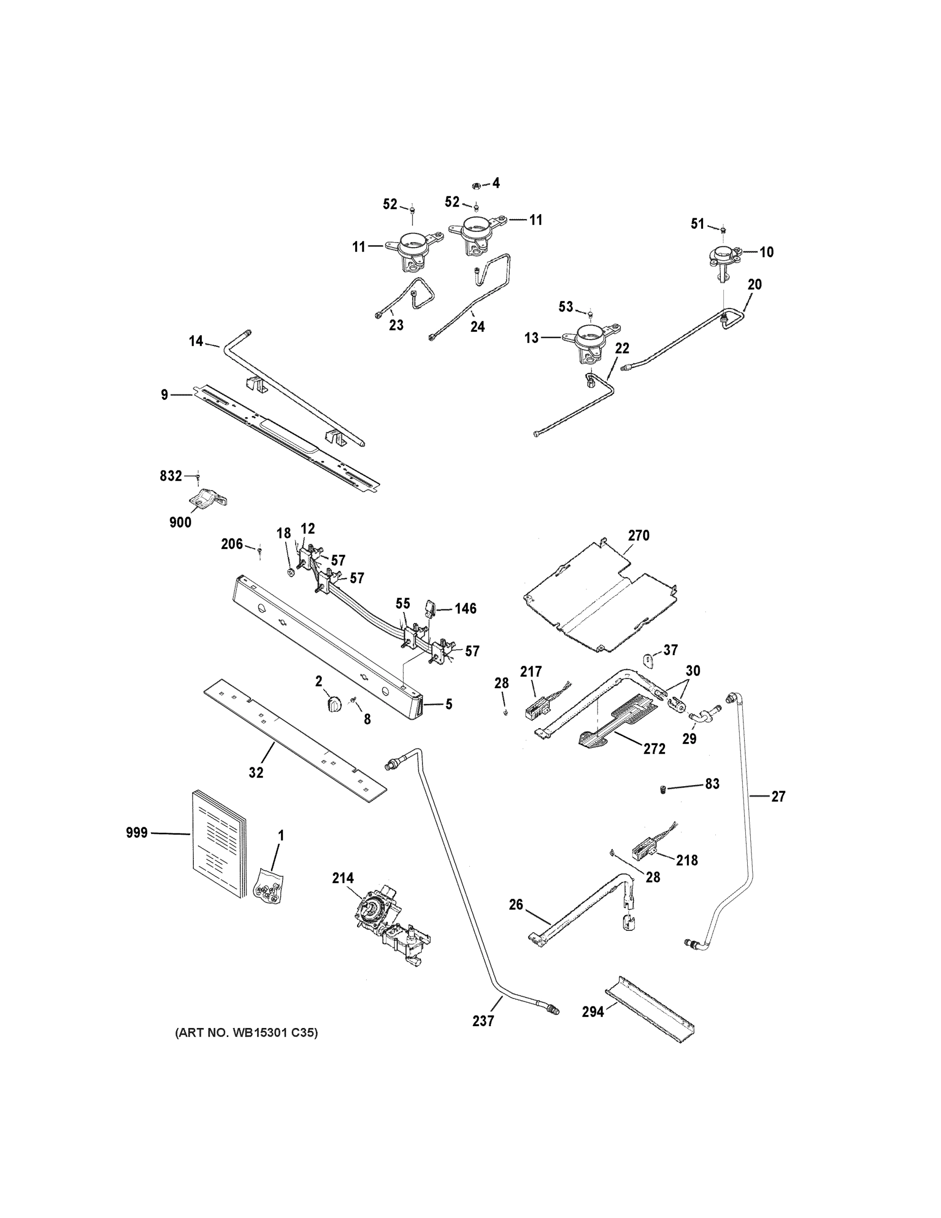 GAS & BURNER PARTS