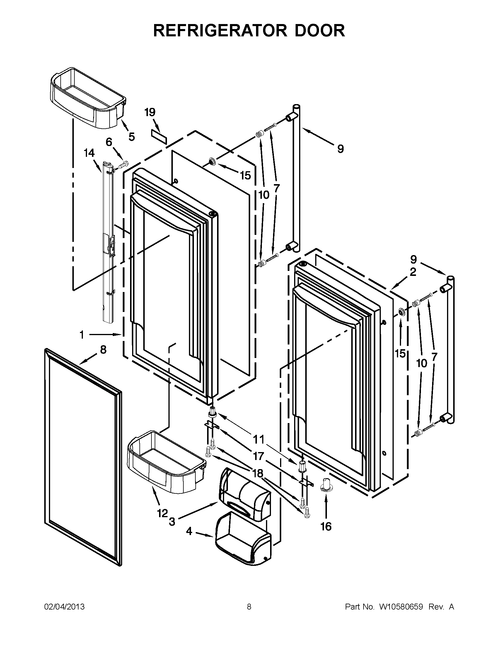 04 - REFRIGERATOR DOOR