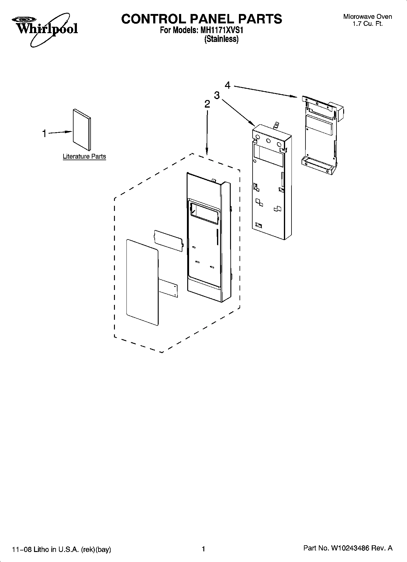 01 - CONTROL PANEL PARTS