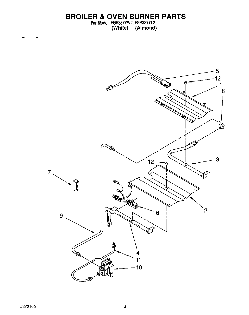 03 - BROILER AND OVEN BURNER