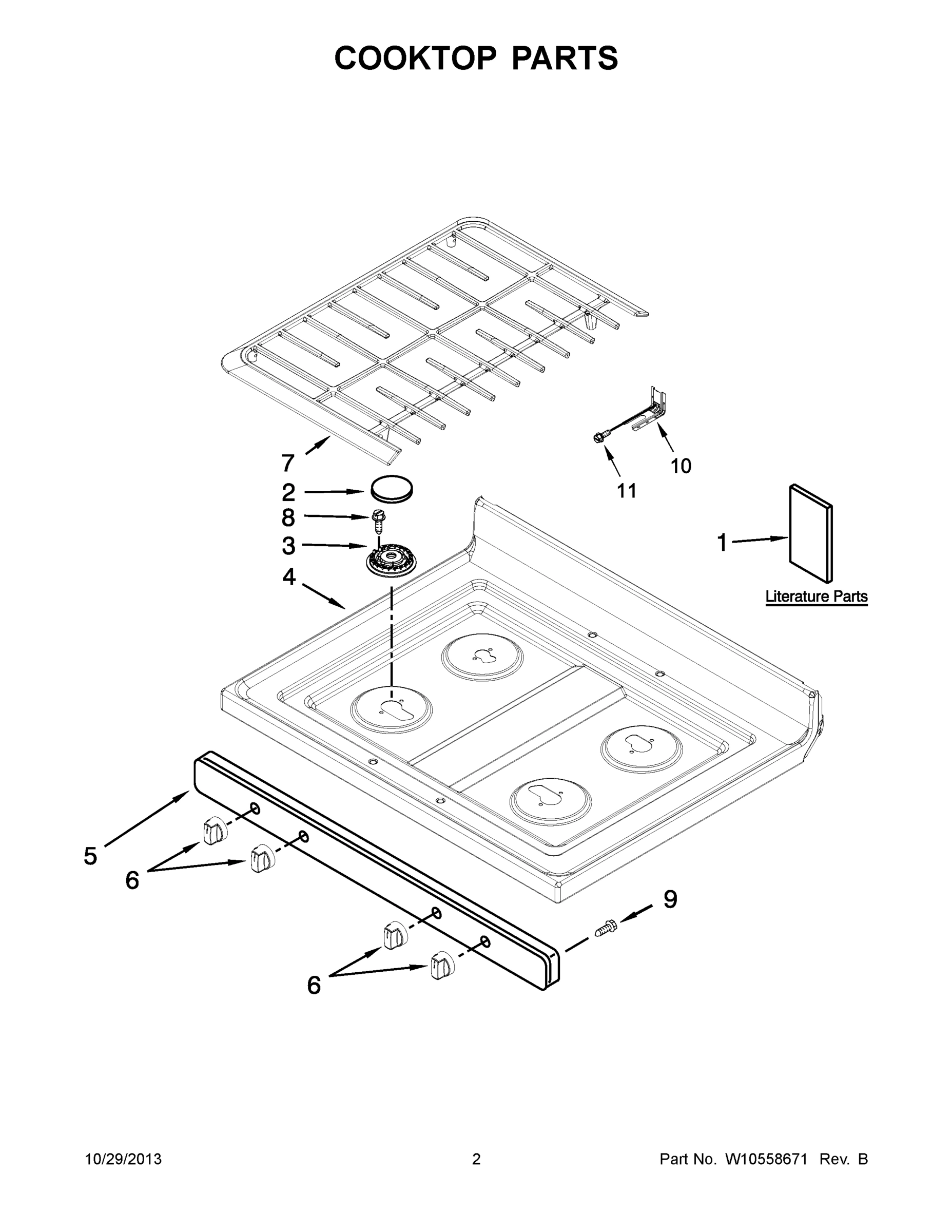 02 - COOKTOP PARTS