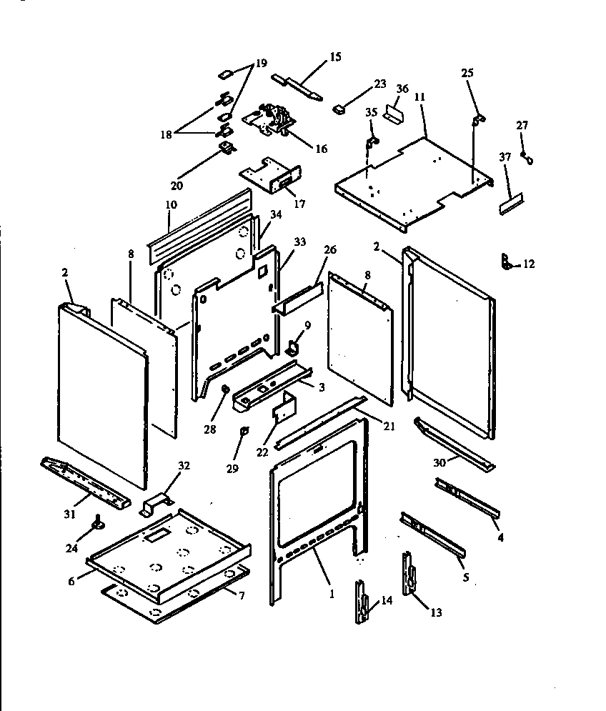 05 - OVEN CAVITY ASSY