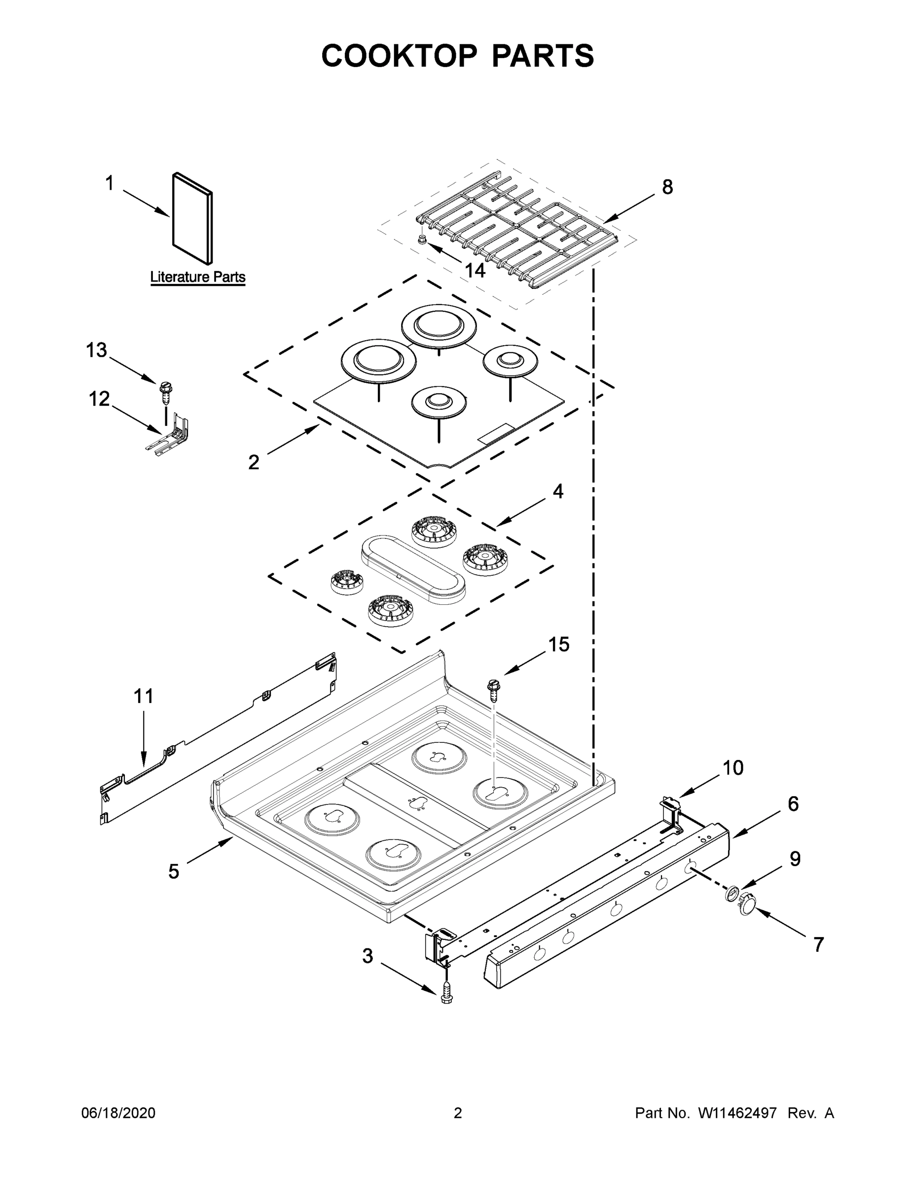 02 - COOKTOP PARTS