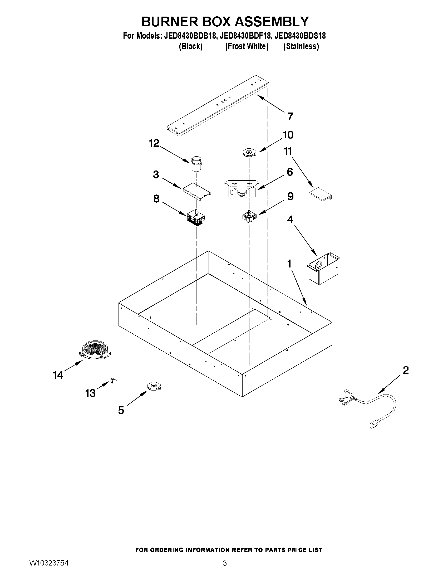 03 - BURNER BOX ASSEMBLY