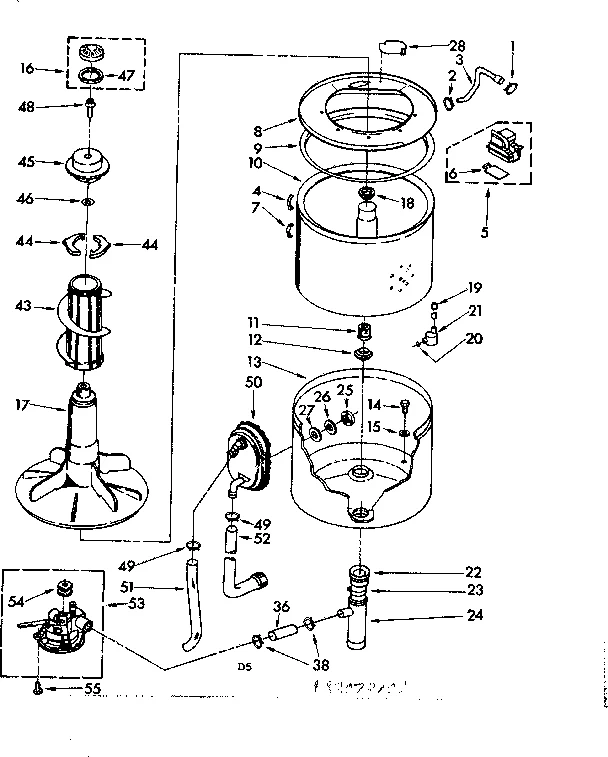 TUB AND BASKET PARTS