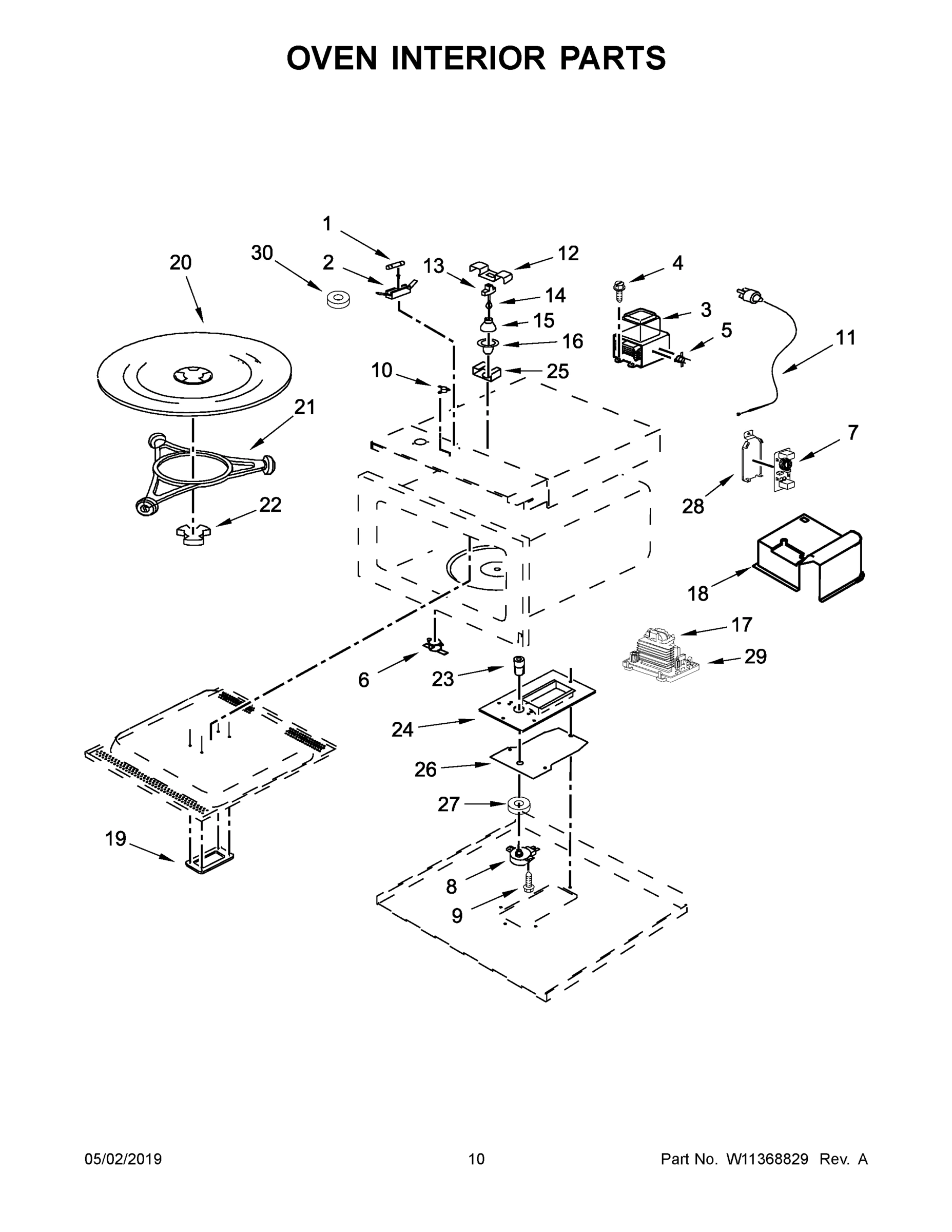 06 - OVEN INTERIOR PARTS