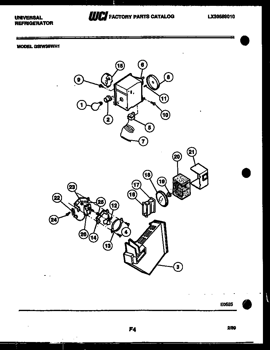06 - REFRIGERATOR CONTROL ASSEMBLY, DAMP