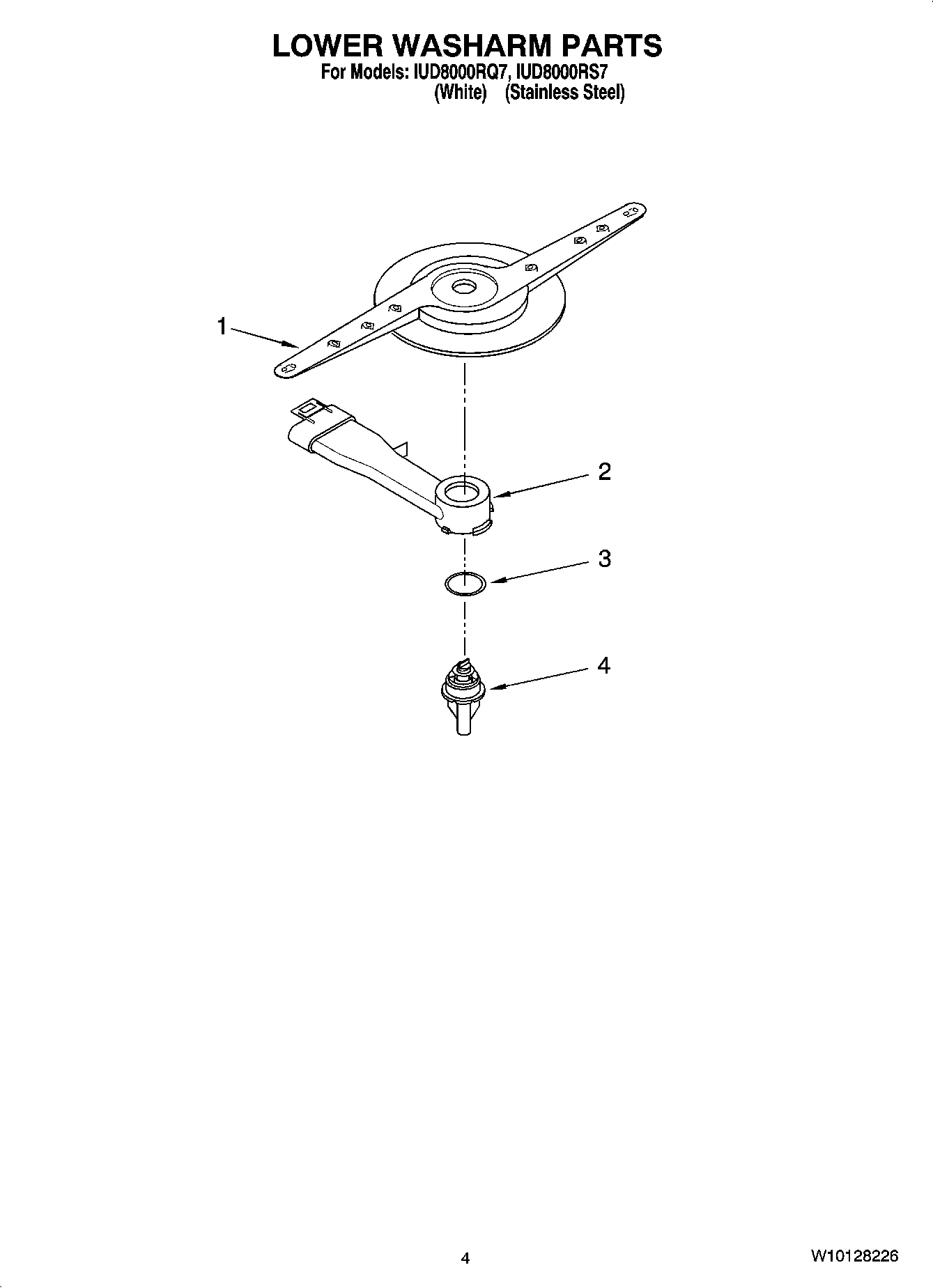 04 - LOWER WASHARM PARTS