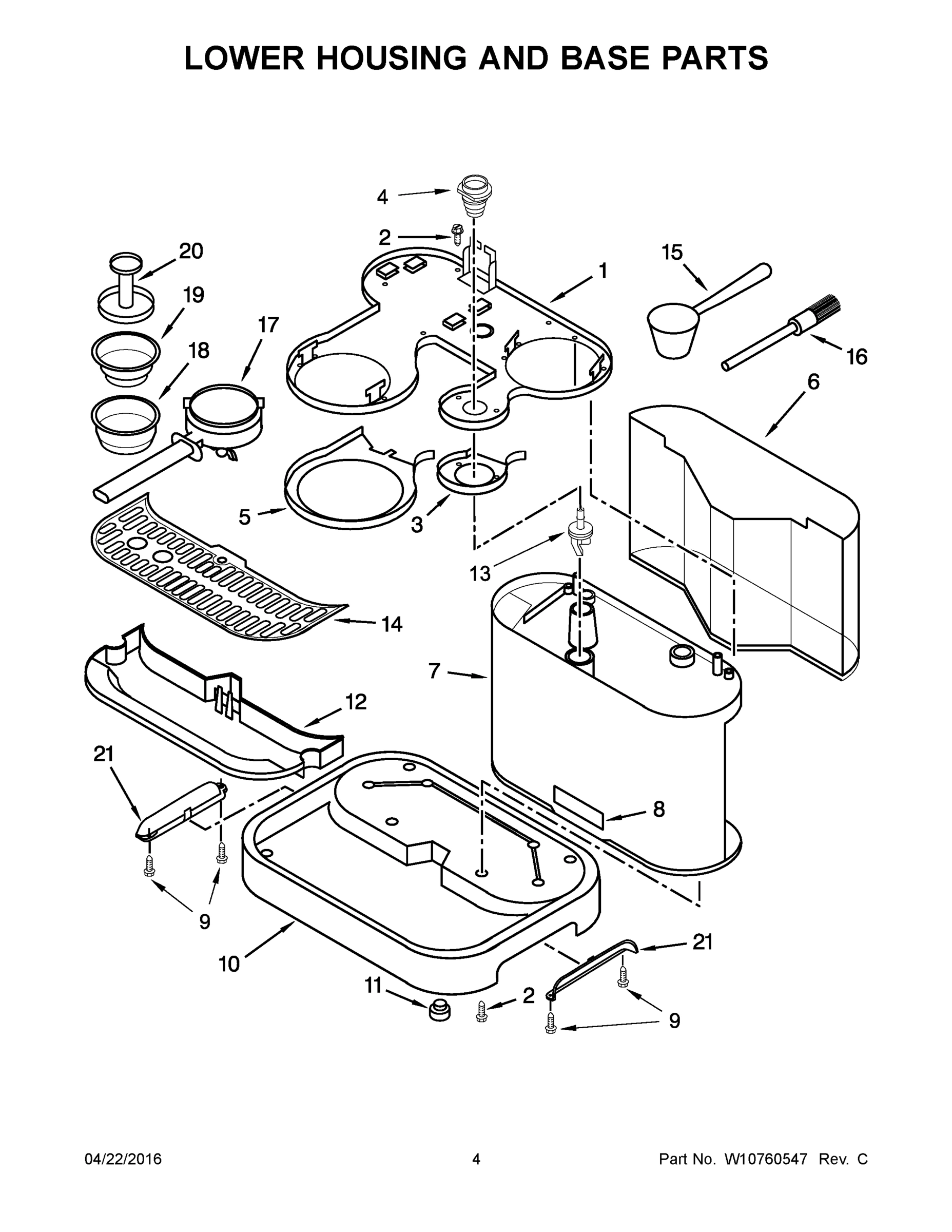 03 - LOWER HOUSING AND BASE PARTS