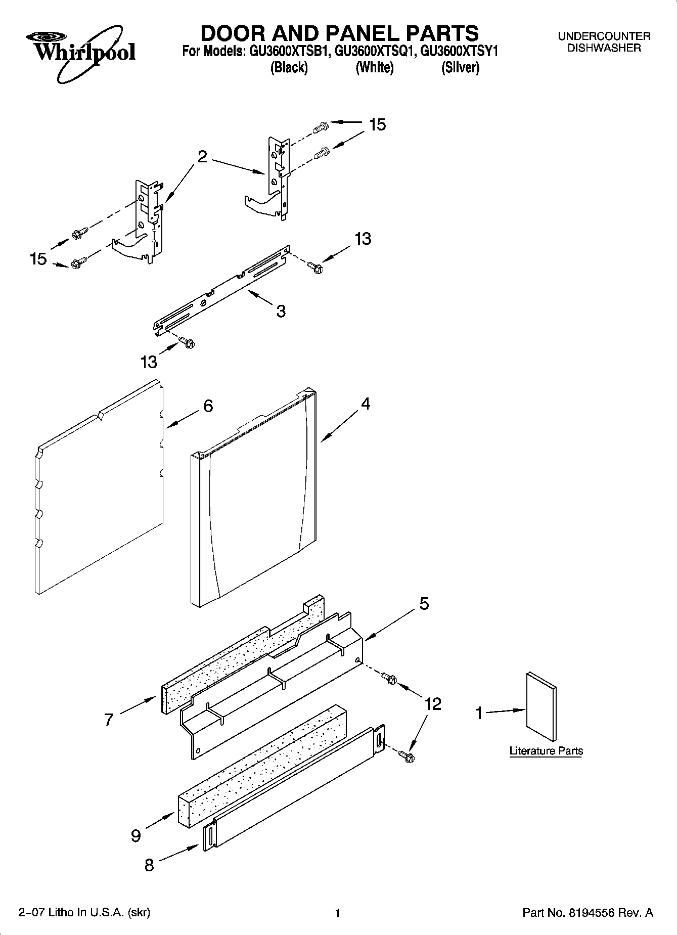 01 - DOOR AND PANEL PARTS