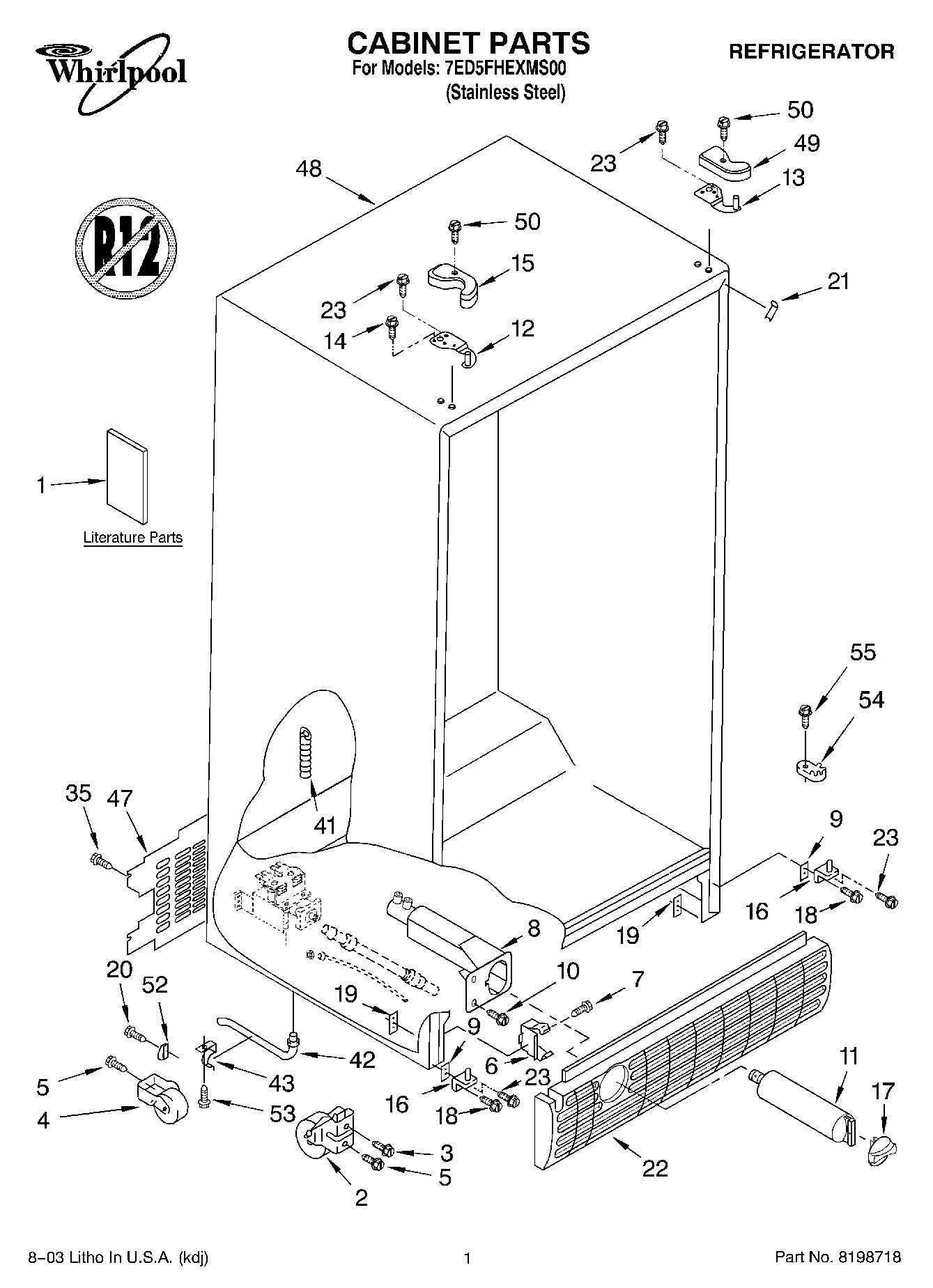 01 - CABINET PARTS