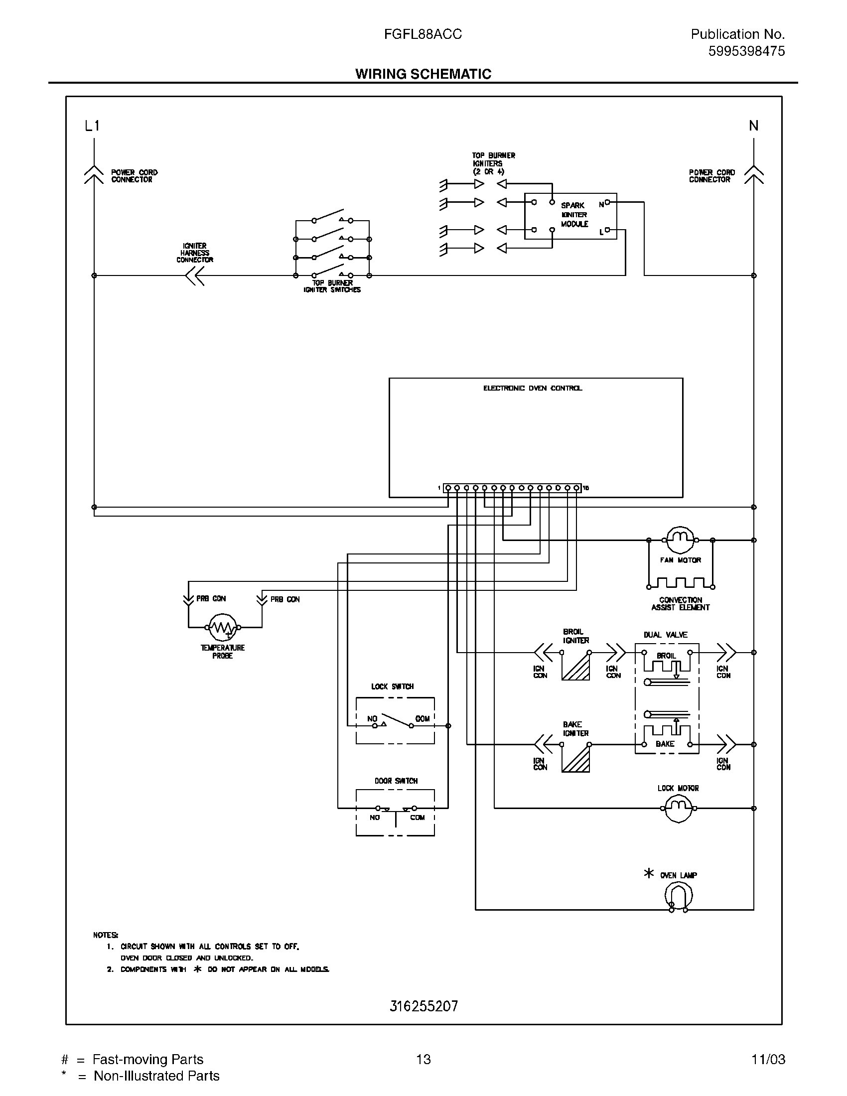13 - WIRING SCHEMATIC