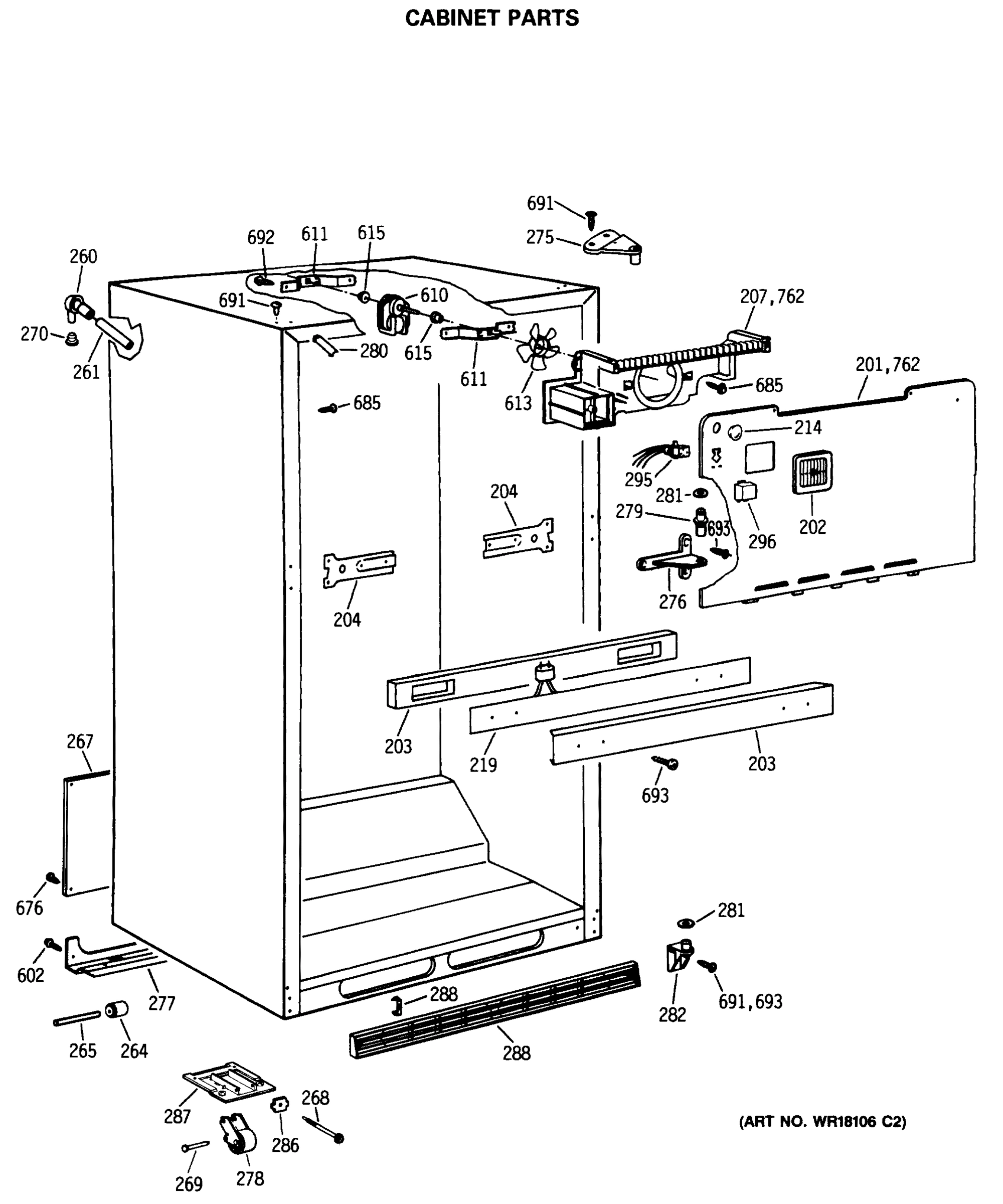 CABINET PARTS