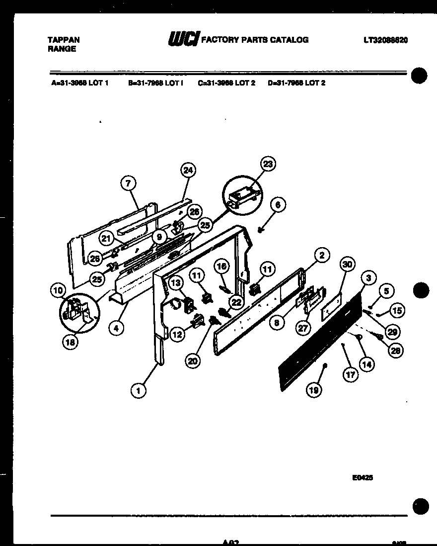 02 - BACKGUARD AND CONTROL PARTS