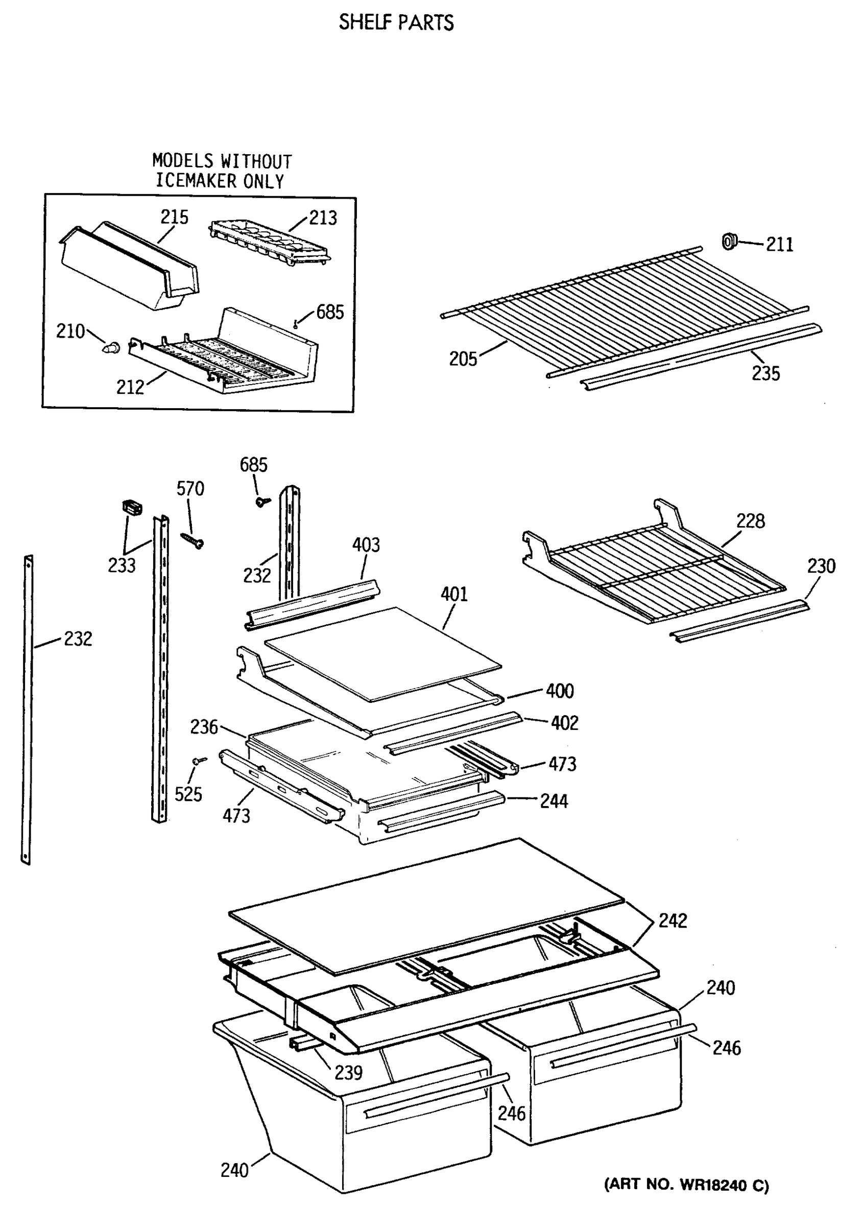SHELF PARTS