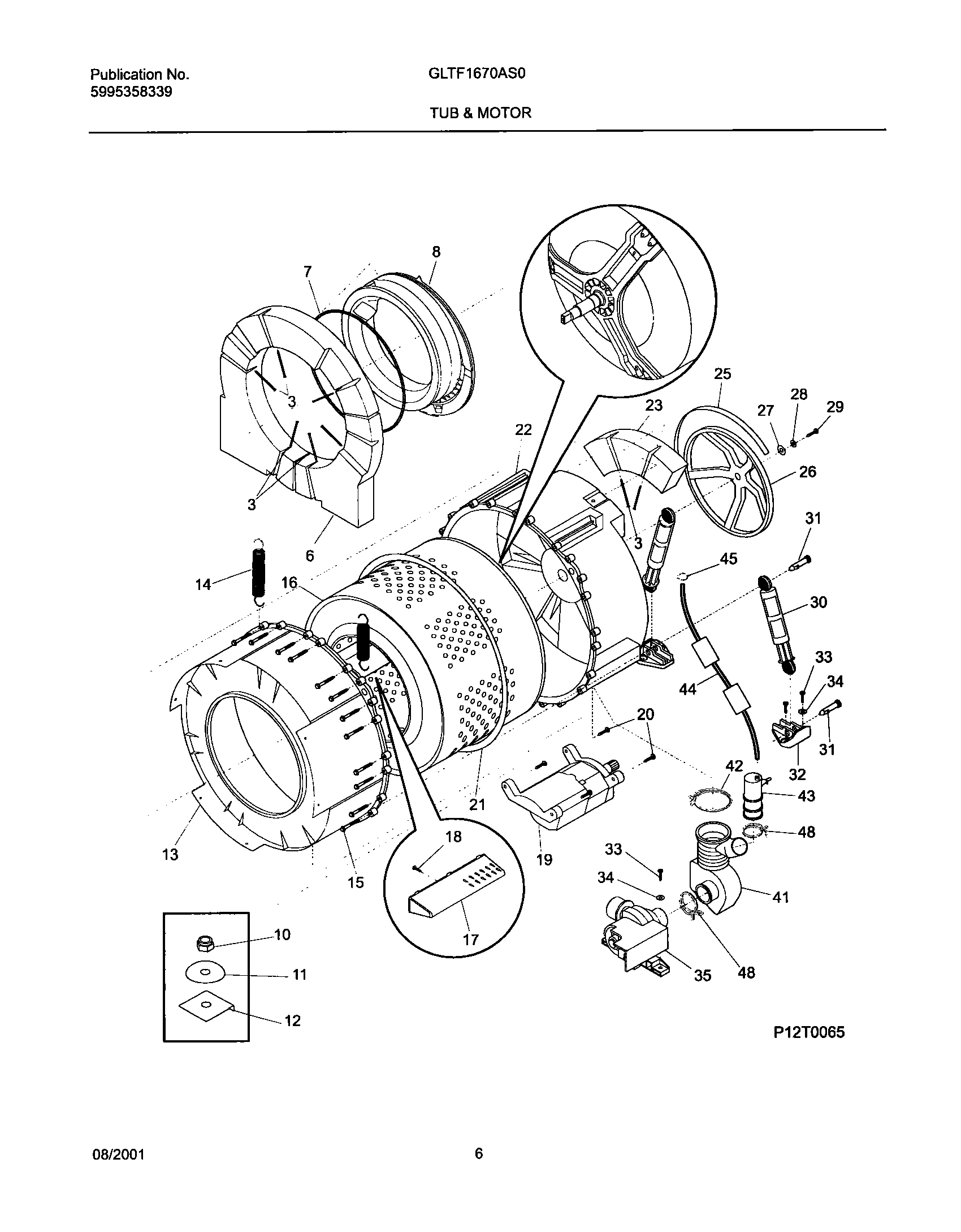 07 - WSHR TUB,MOTOR