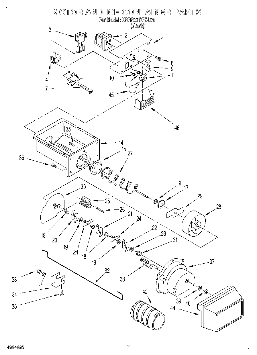 05 - MOTOR AND ICE CONTAINER