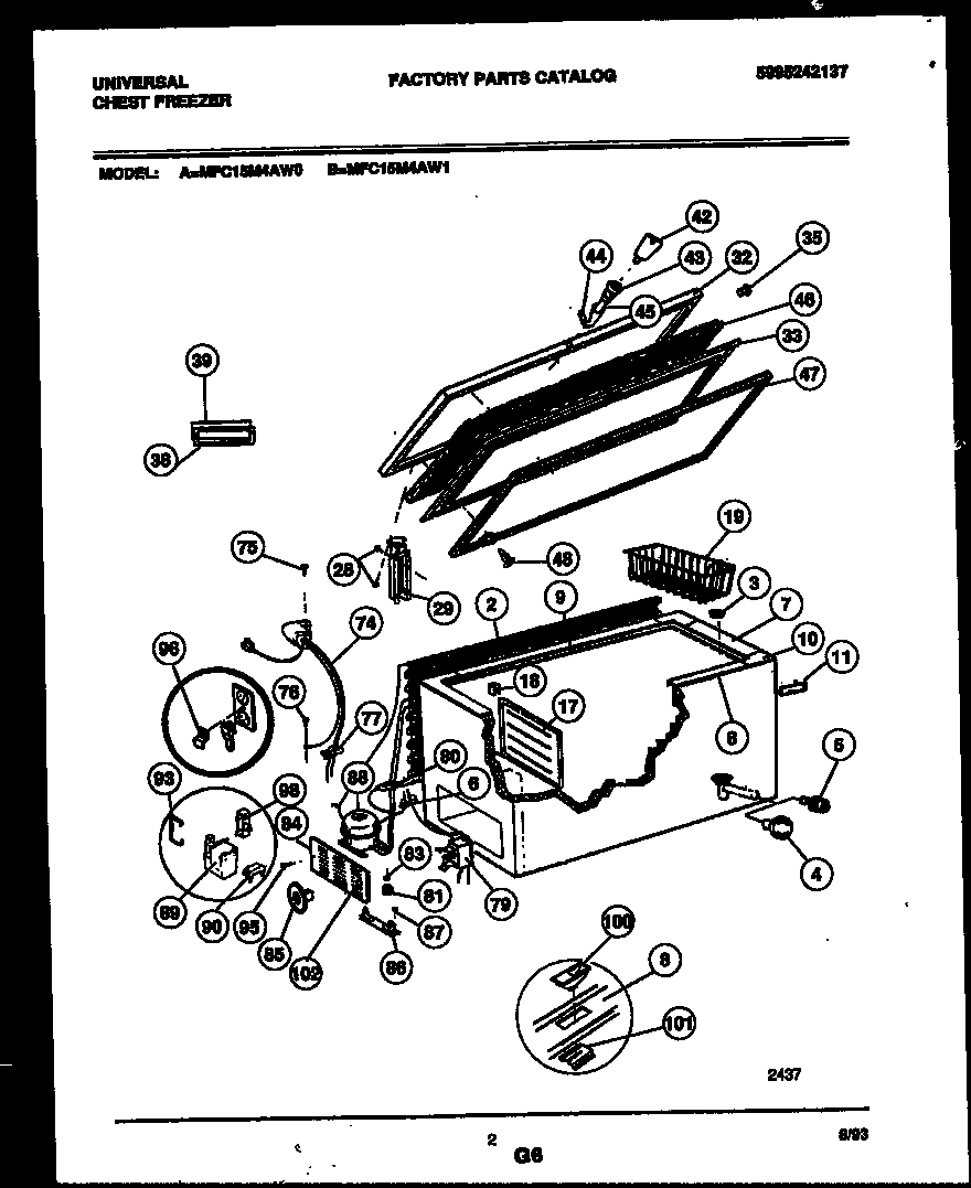 02 - CHEST FREEZER PARTS