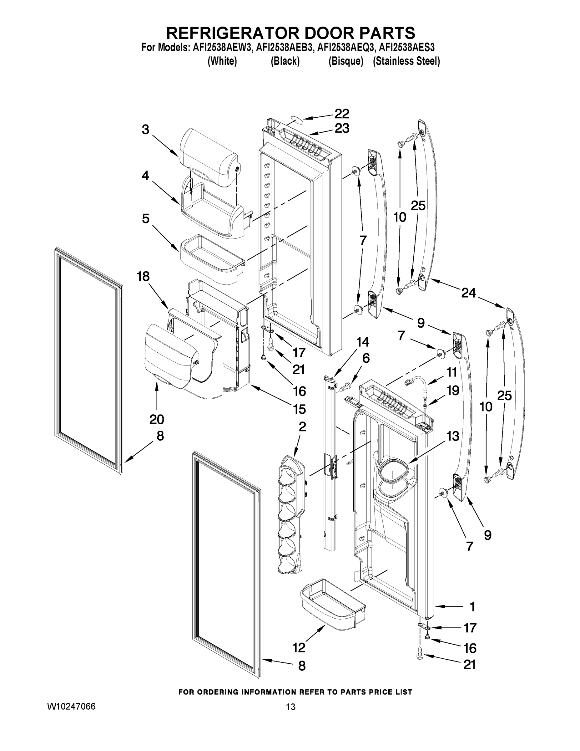 07 - REFRIGERATOR DOOR PARTS