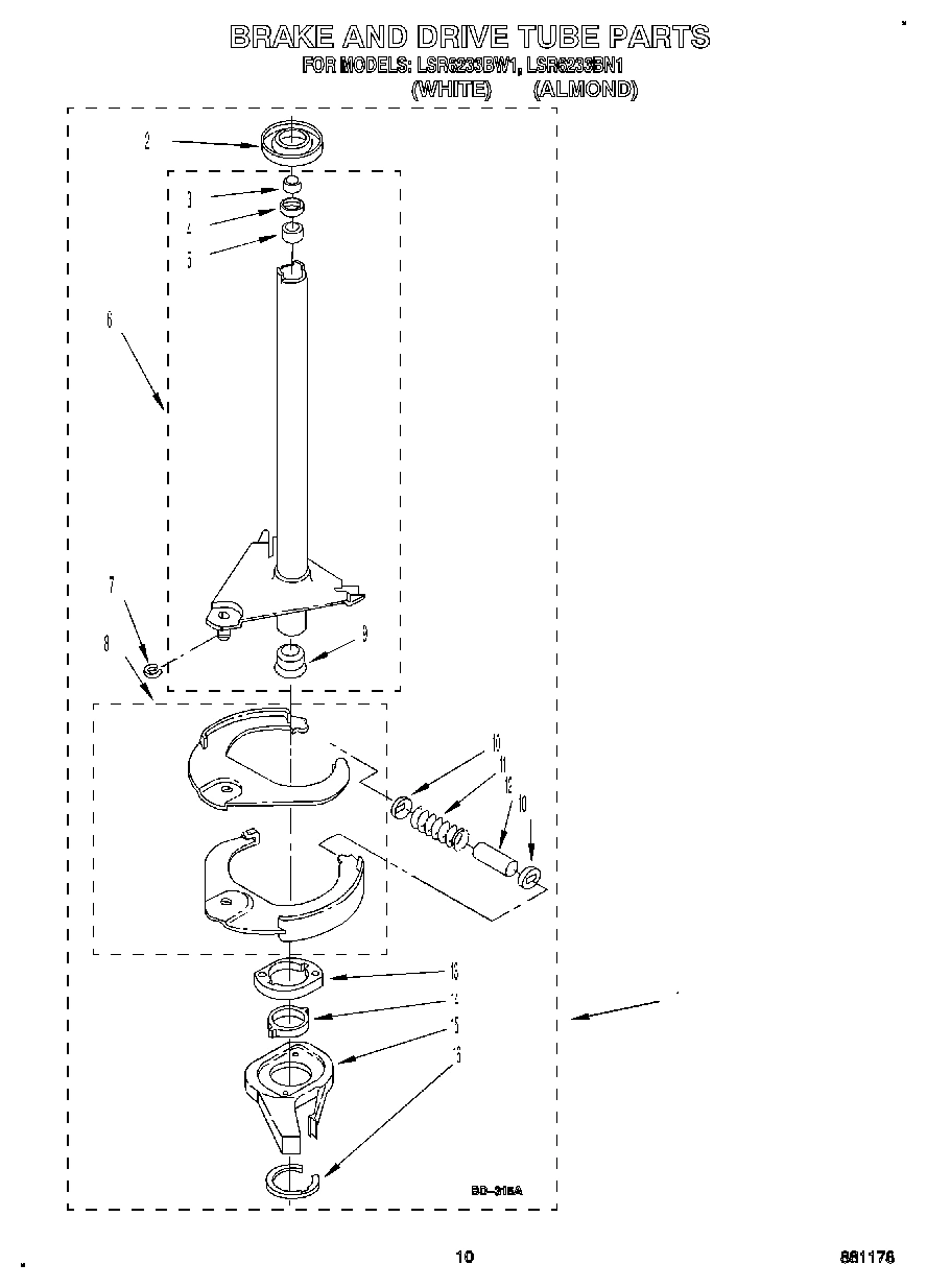 08 - BRAKE AND DRIVE TUBE