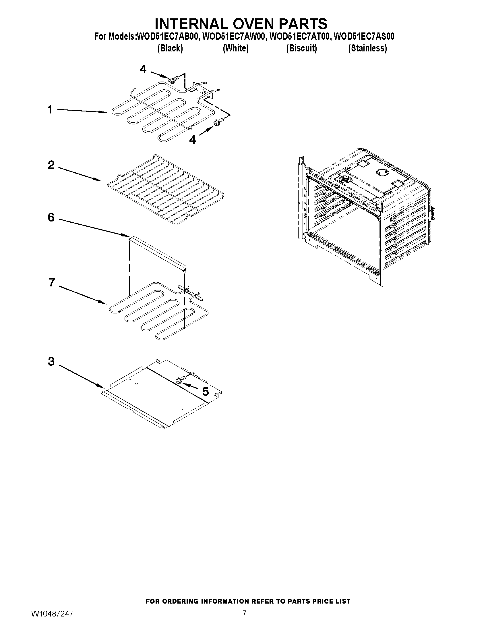 05 - INTERNAL OVEN PARTS