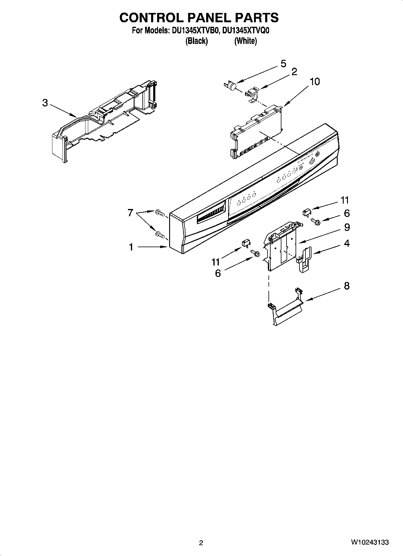 02 - CONTROL PANEL PARTS