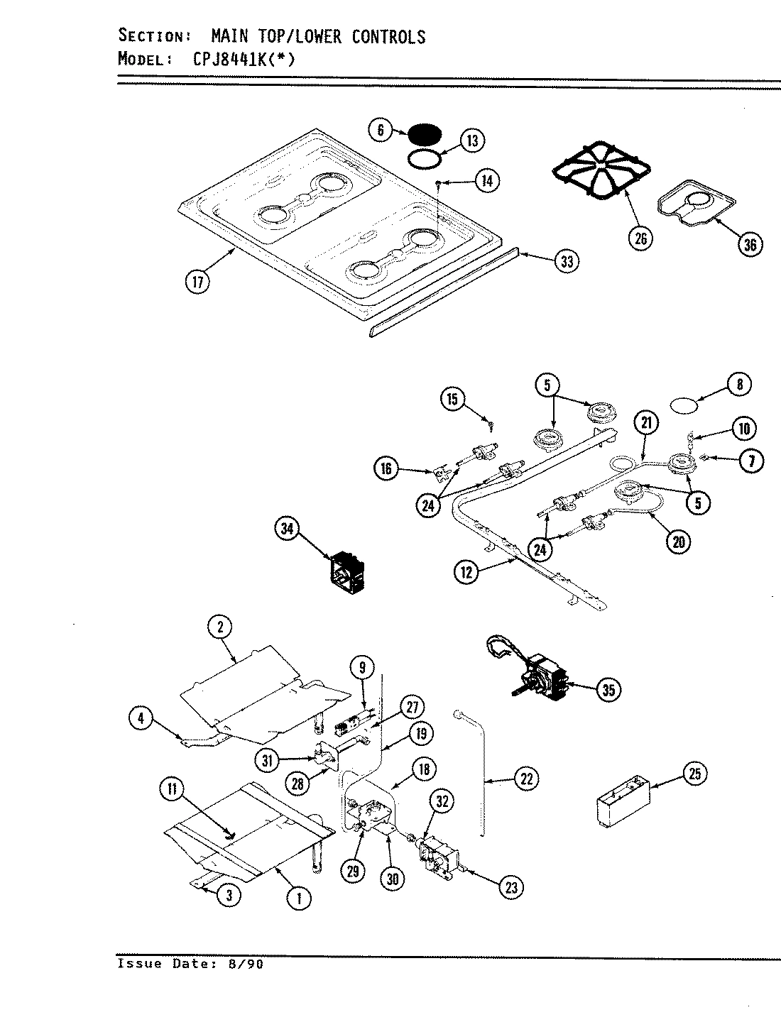 06 - MAIN TOP & LOWER CONTROLS