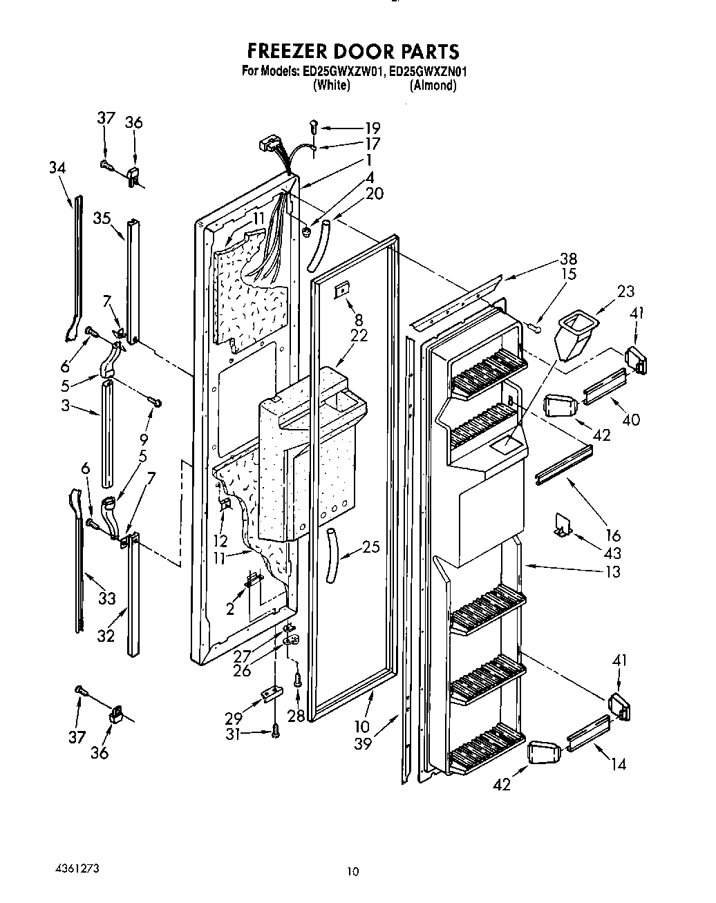 08 - FREEZER DOOR