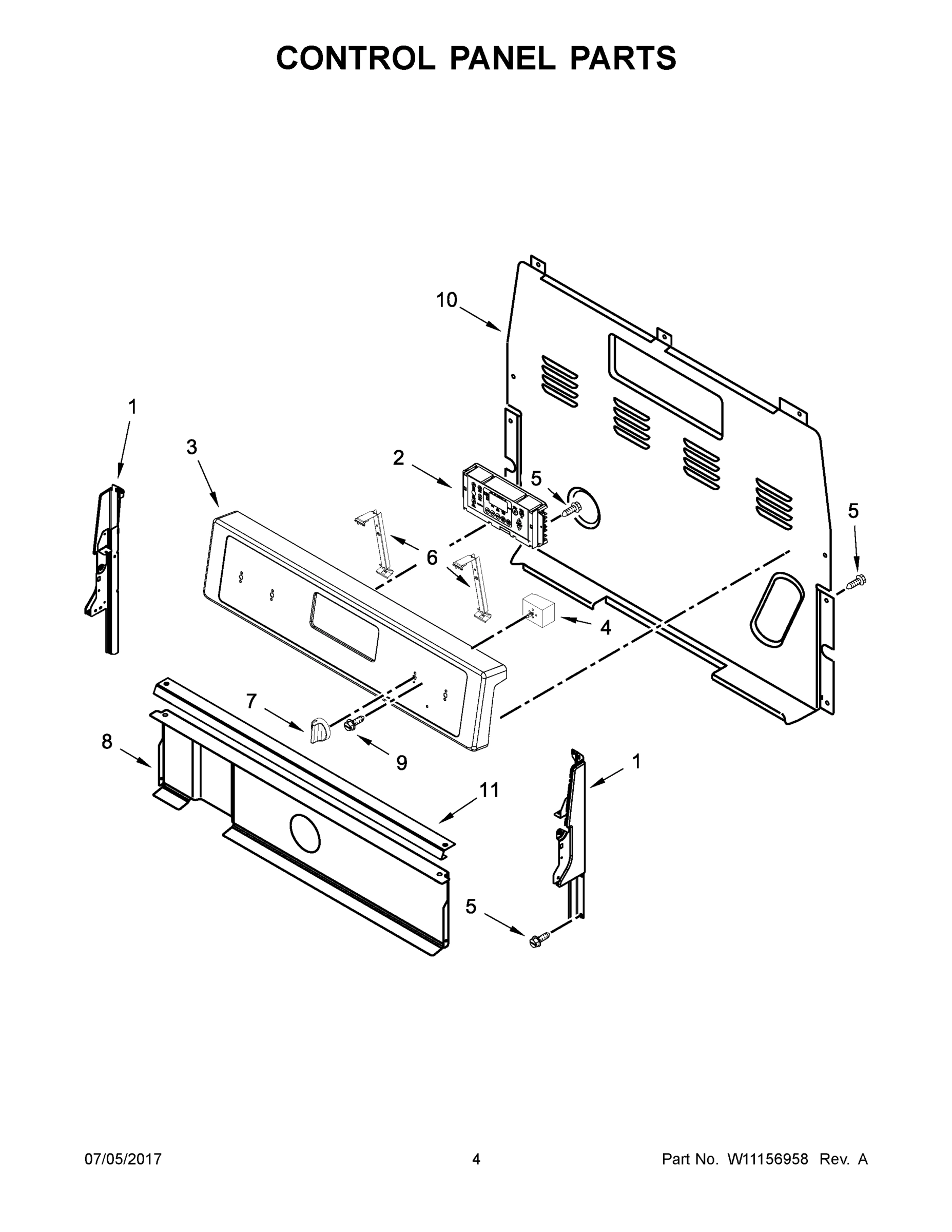 03 - CONTROL PANEL PARTS