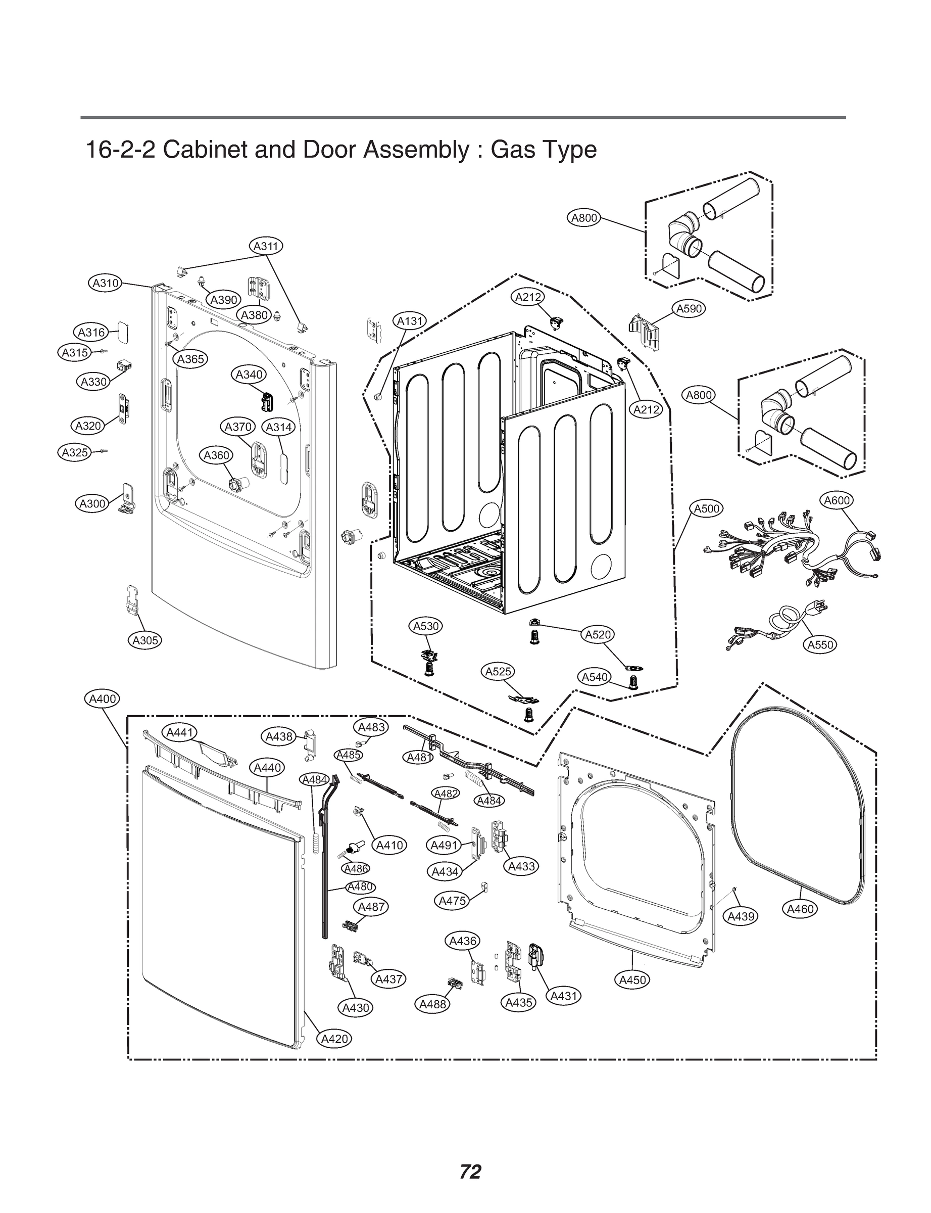 CABINET AND DOOR ASSEMBLY