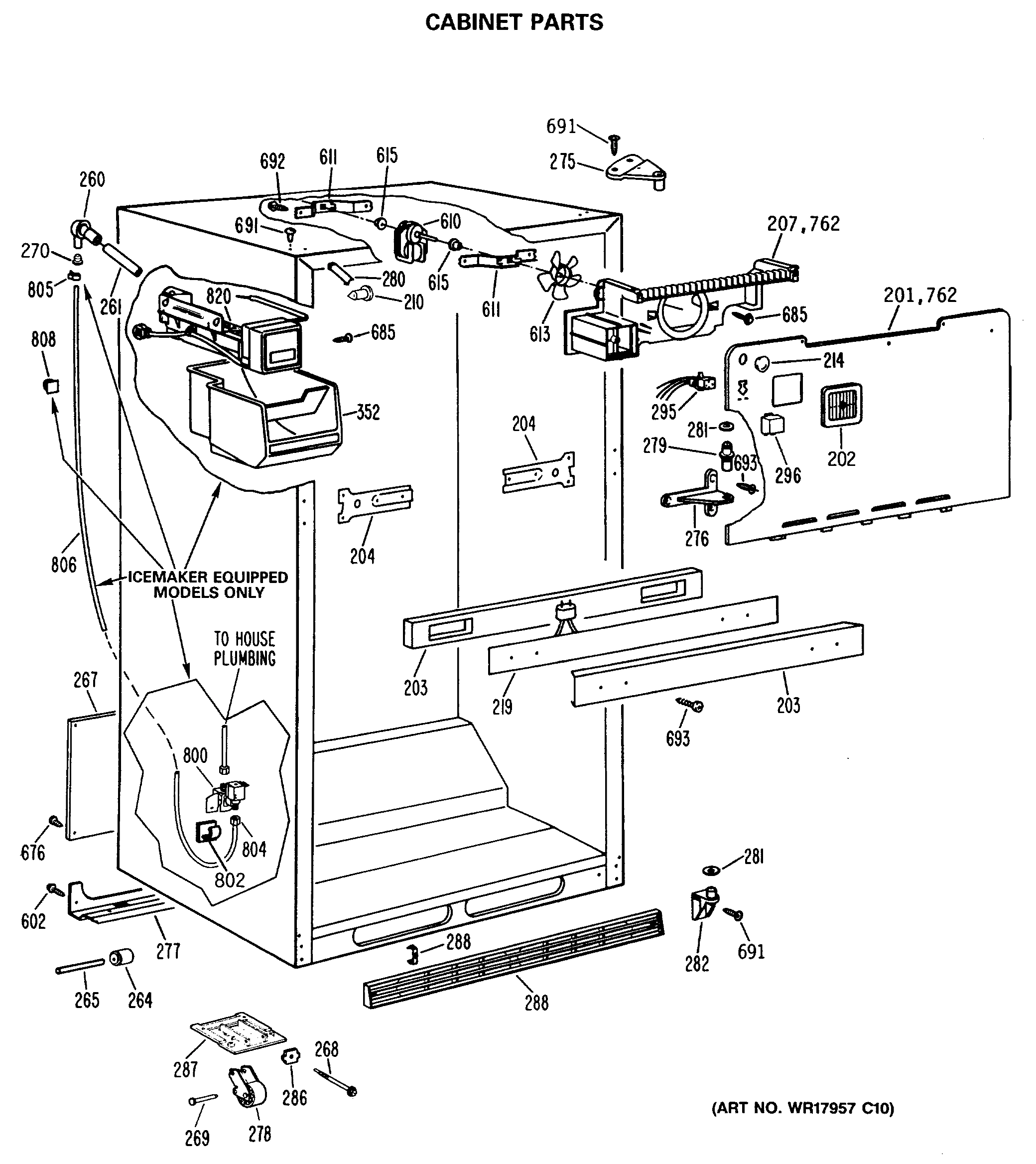 CABINET PARTS