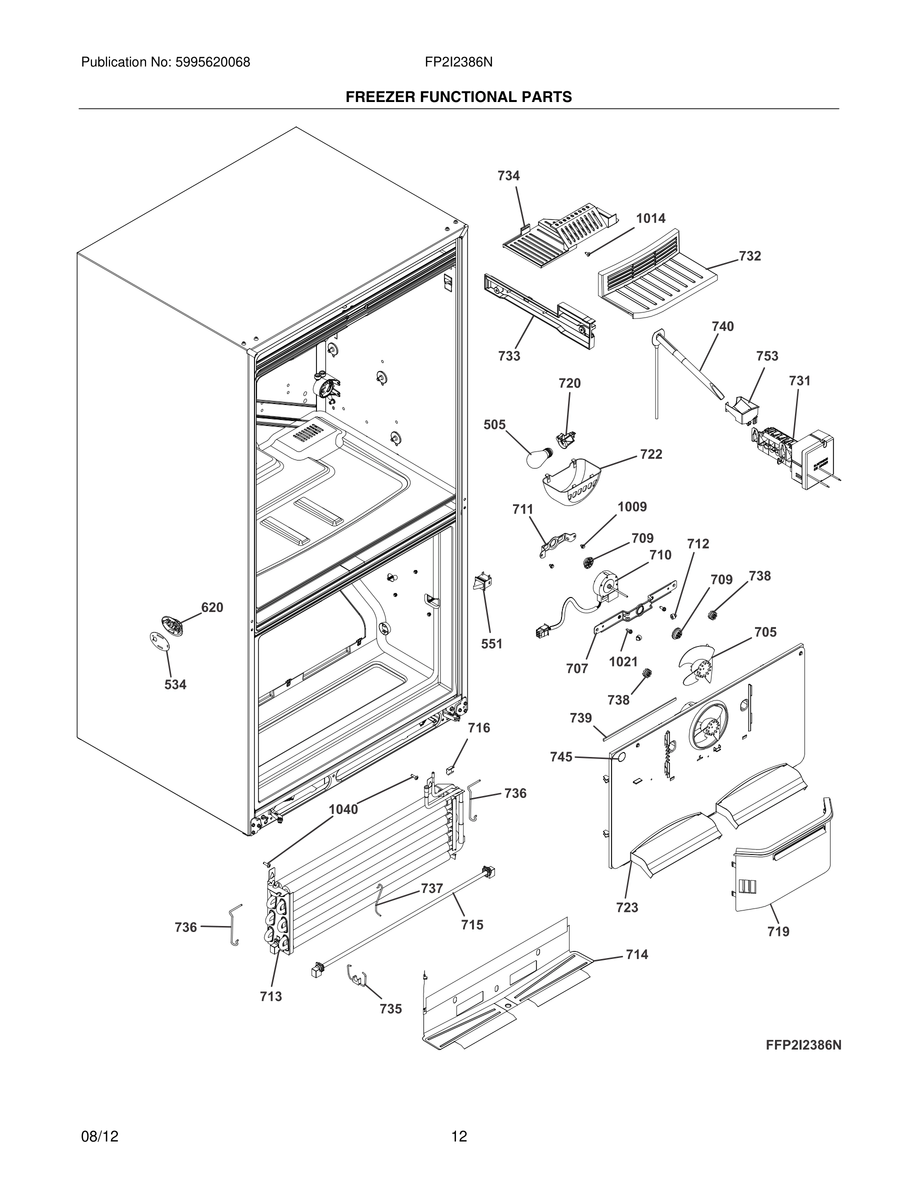 13 - FREEZER FUNCTIONAL PARTS